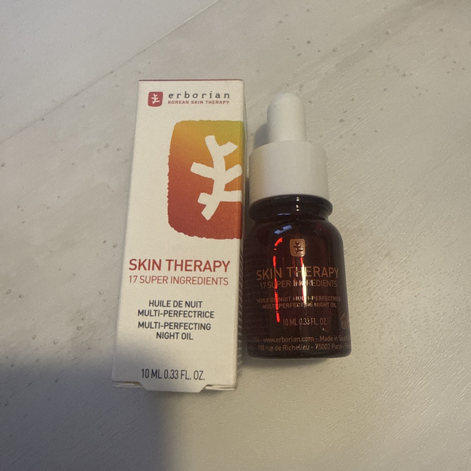 ERBORIAN Skin Therapy Multi-Perfecting Night Oil Serum 10mL / 0.33oz Travel Size