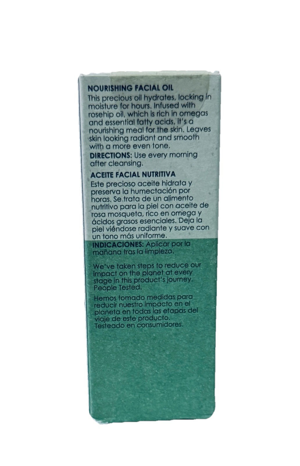 Botanics 100% Organic Nourishing Daily Facial Oil with Rosehip 0.84 oz, New