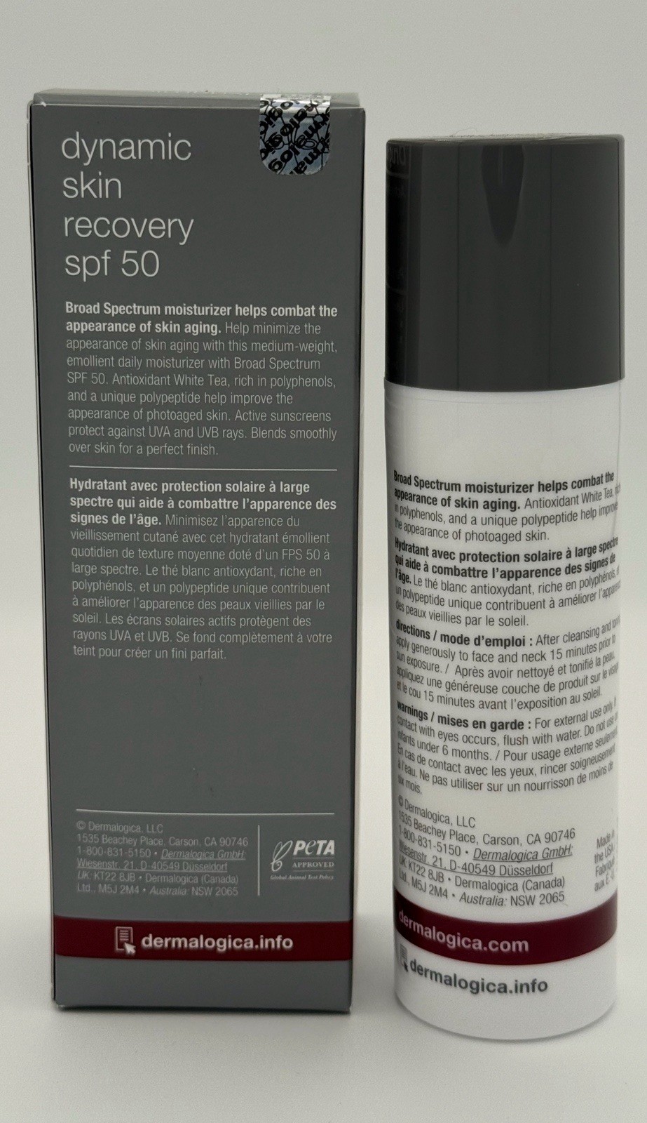 DERMALOGICA Dynamic Skin Recovery SPF 50 50ml(1.7oz). Exp. 04/2026 With Box
