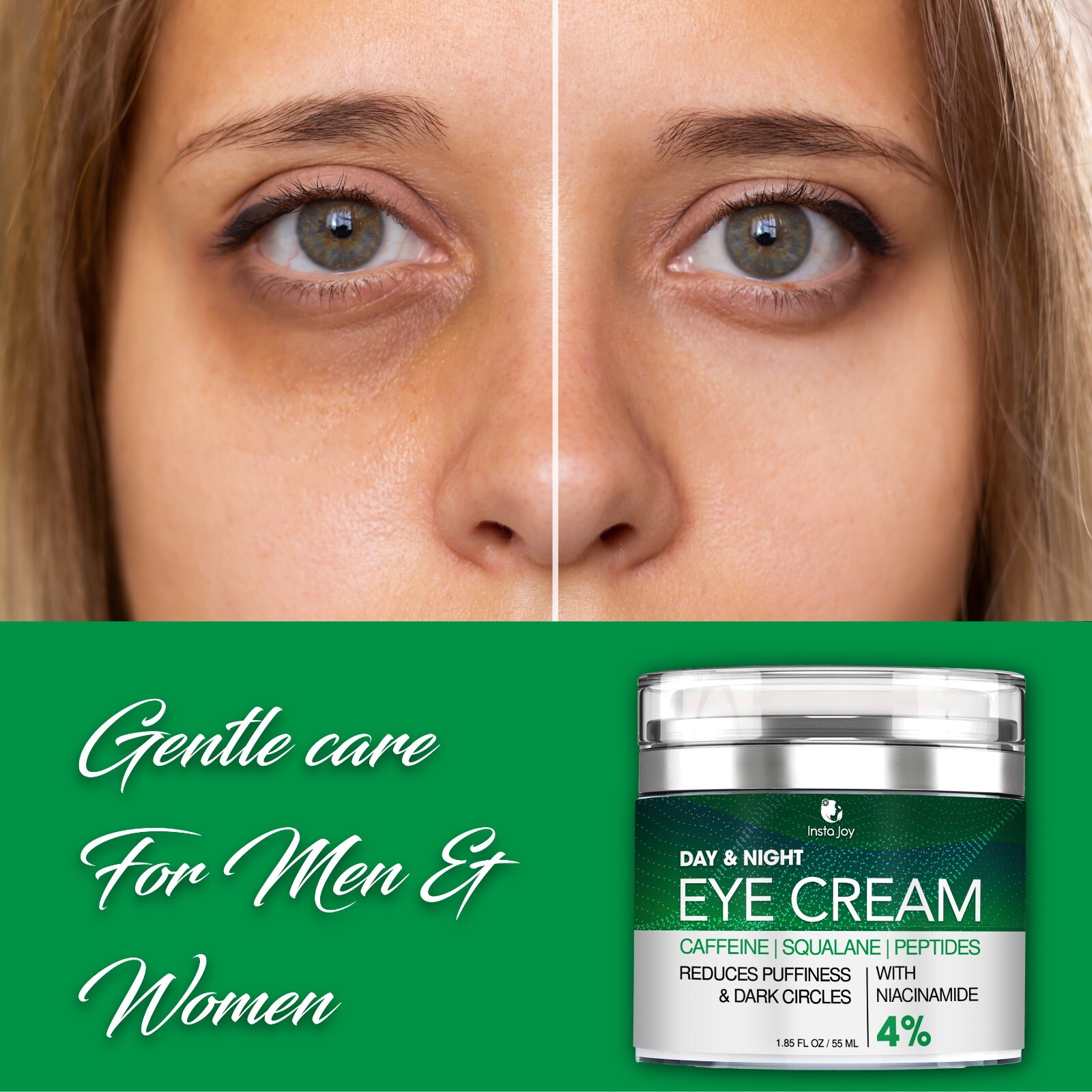 Eye Cream for Dark Circles & Puffiness, Day Night Bags Under Eyes Dark 16/12/25