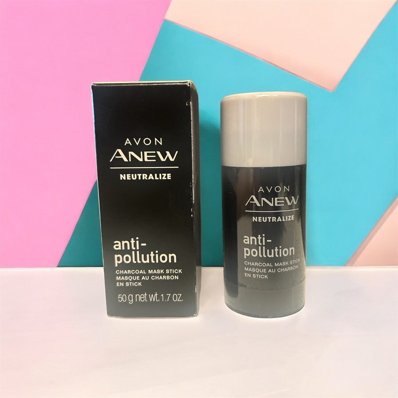 Avon Anew Neutralize Anti-Pollution Charcoal Mask Stick 1.7 oz