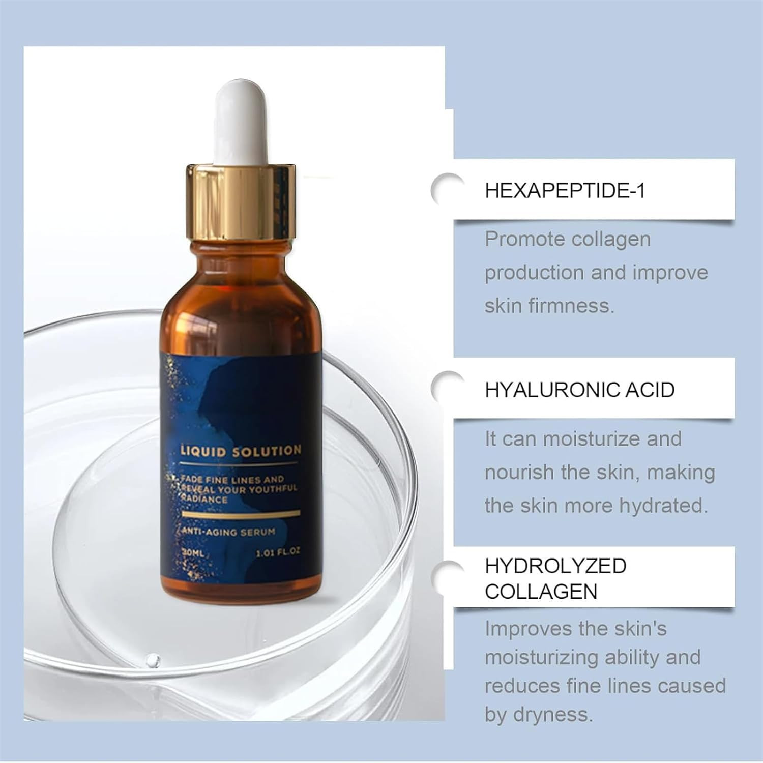 Olavita Serum Facial Serum, Liquid Solution anti Aging Serum, Vitamin C Gel, ant