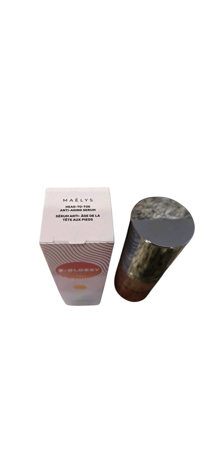 Maelys B-GLOSSY Smoothing Body Serum Travel Size/Mini 30ml/1.0 fl oz NEW In Box