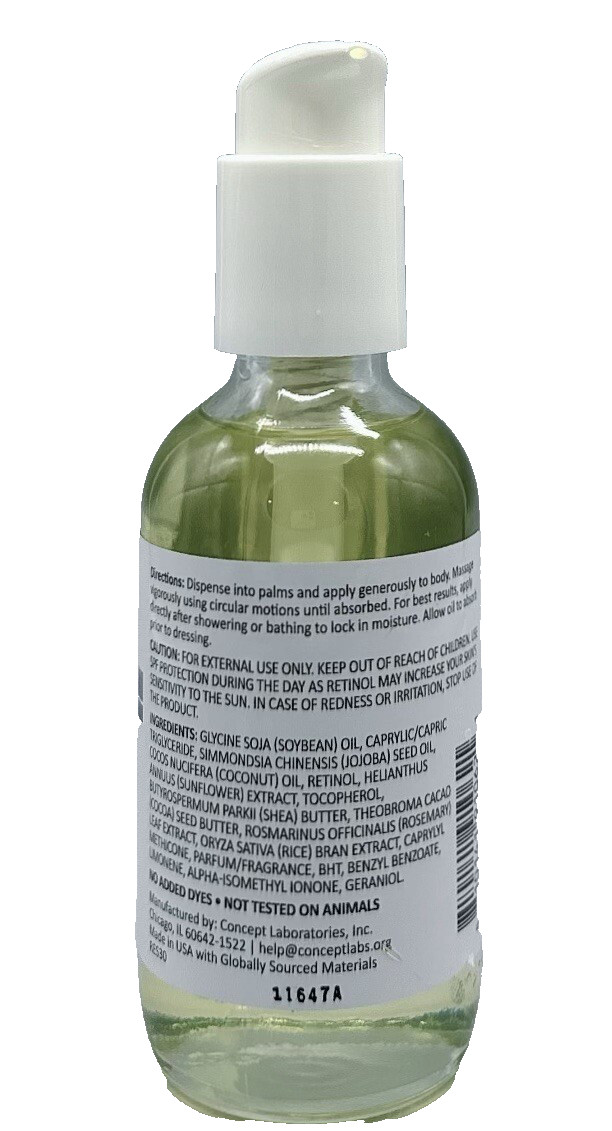 reSHAPE Firm + Tighten Retinol Firming Body Oil 3.8 fl oz New