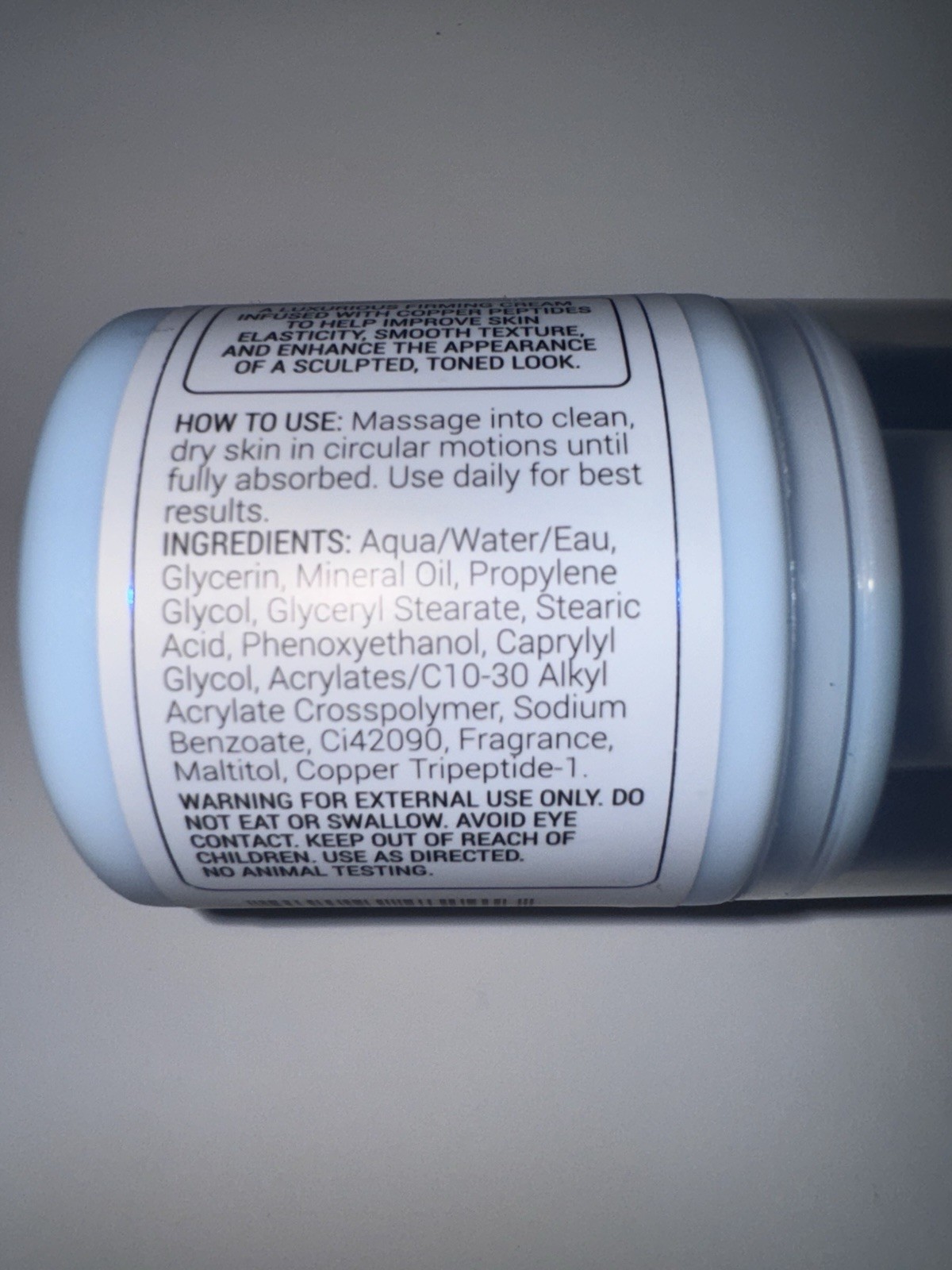 Revive Rx Face & Neck Firming Cream Copper Peptides Lift & Tighten with Pump