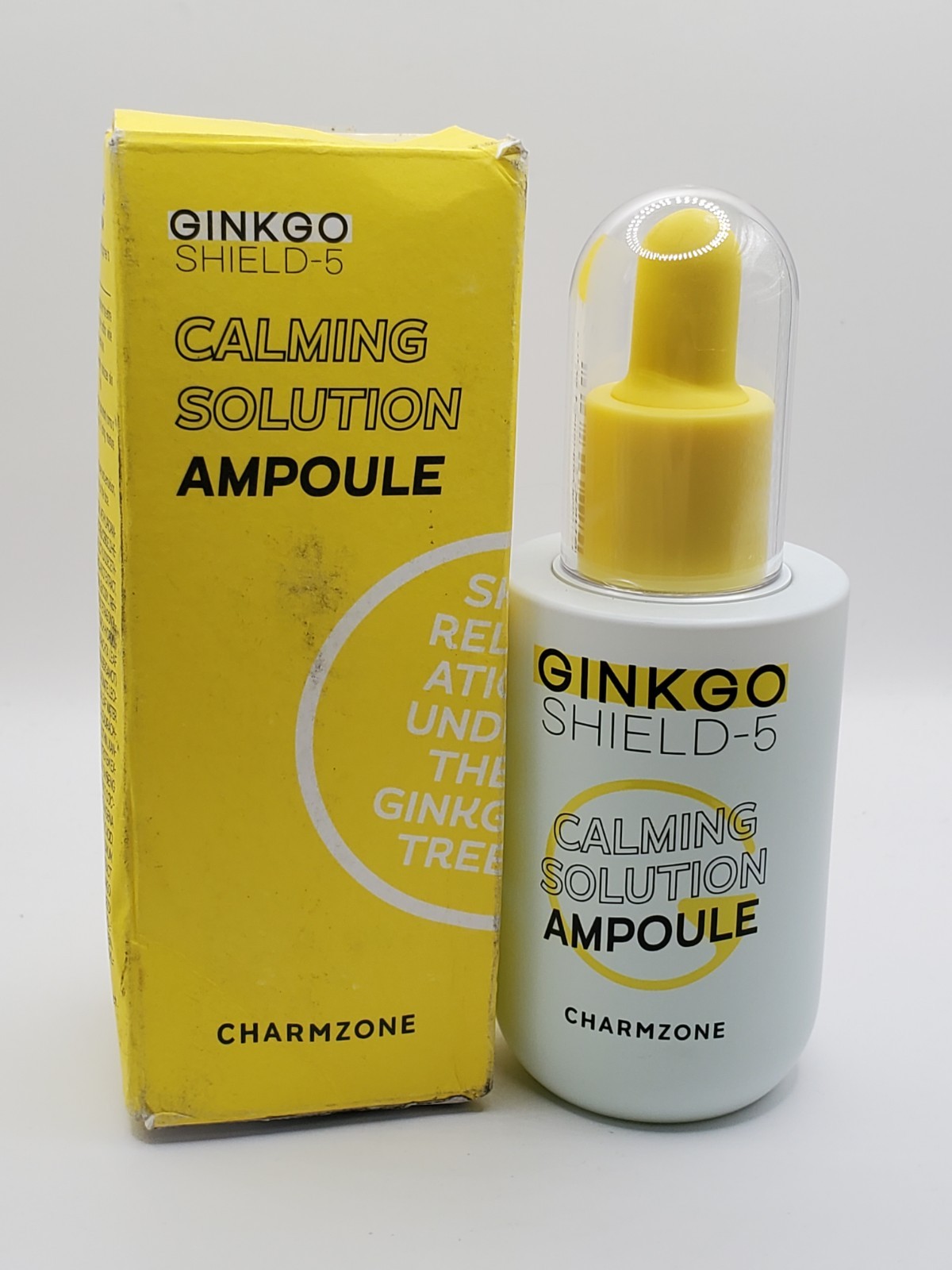 Charmzone Ginkgo Shield 5 Calming Solution Ampoule 50ml (1.69oz) See pics