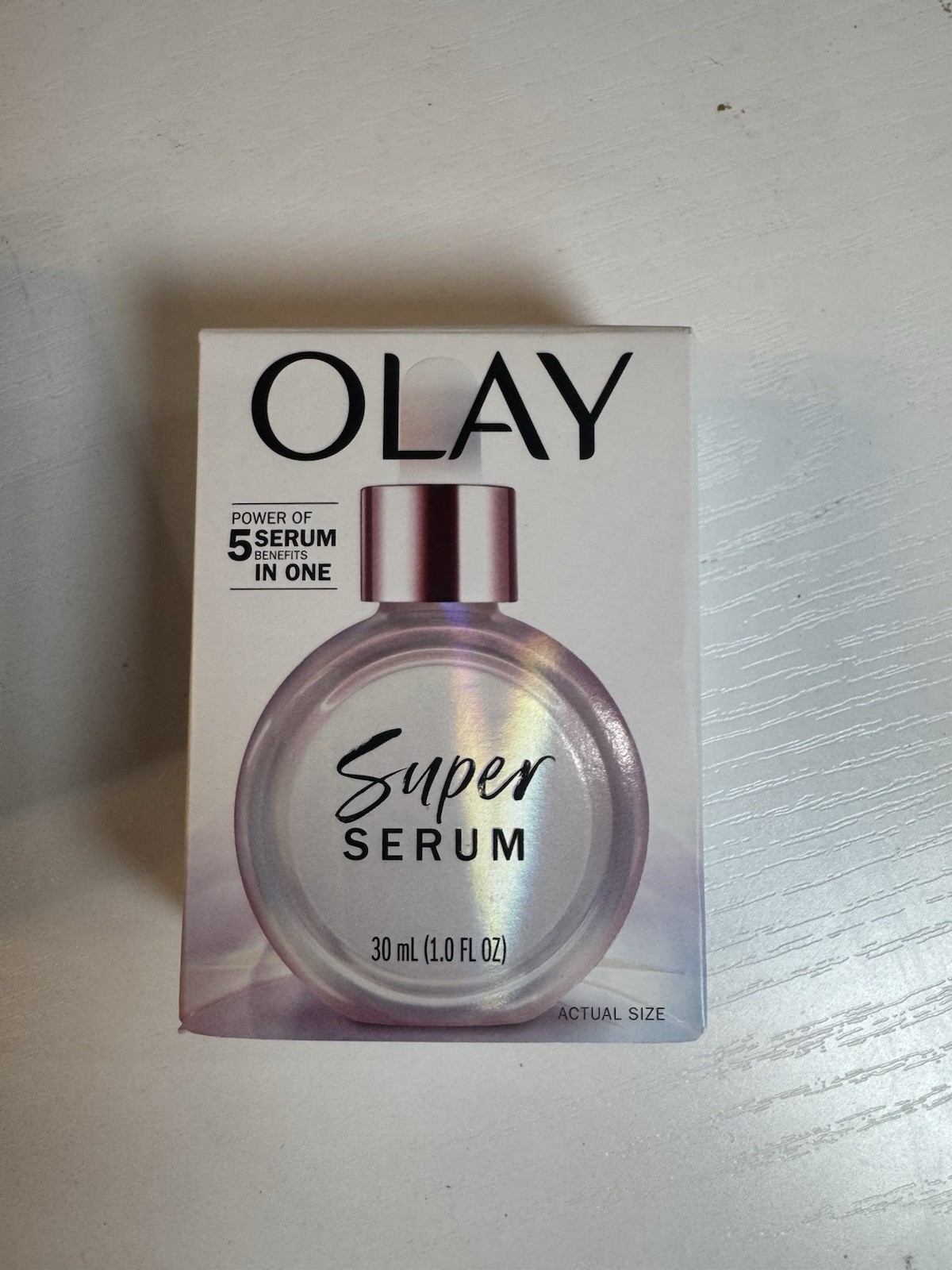 Olay New 5in1 Super Glow Bundle. Full Size Cleanser, Cream And Serum