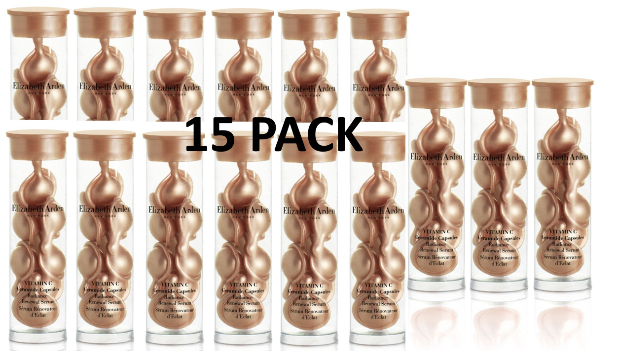 ELIZABETH ARDEN Vitamin C Ceramide Capsules 105 TOTAL CAPS!!!