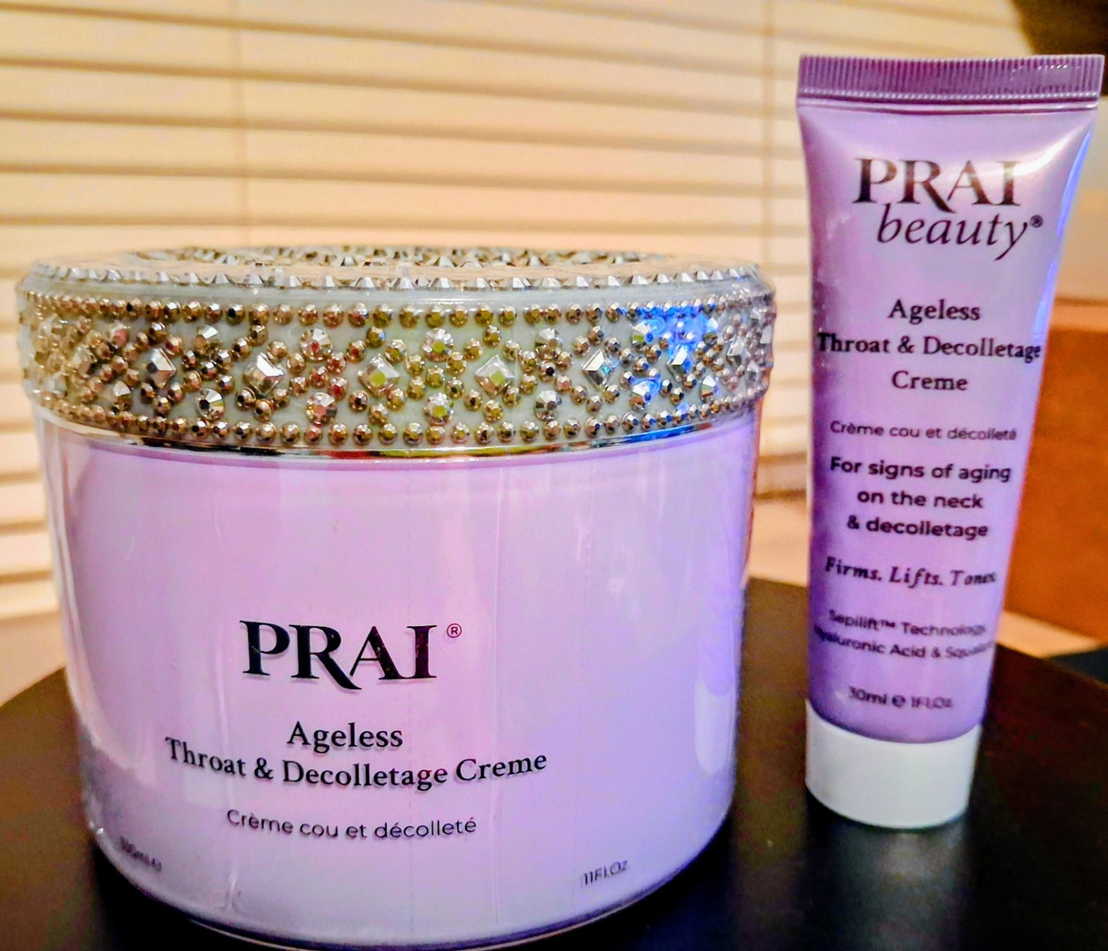 PRAI Ageless Throat & Décolletagé Creme 2-Piece Set New Sealed Free Shipping