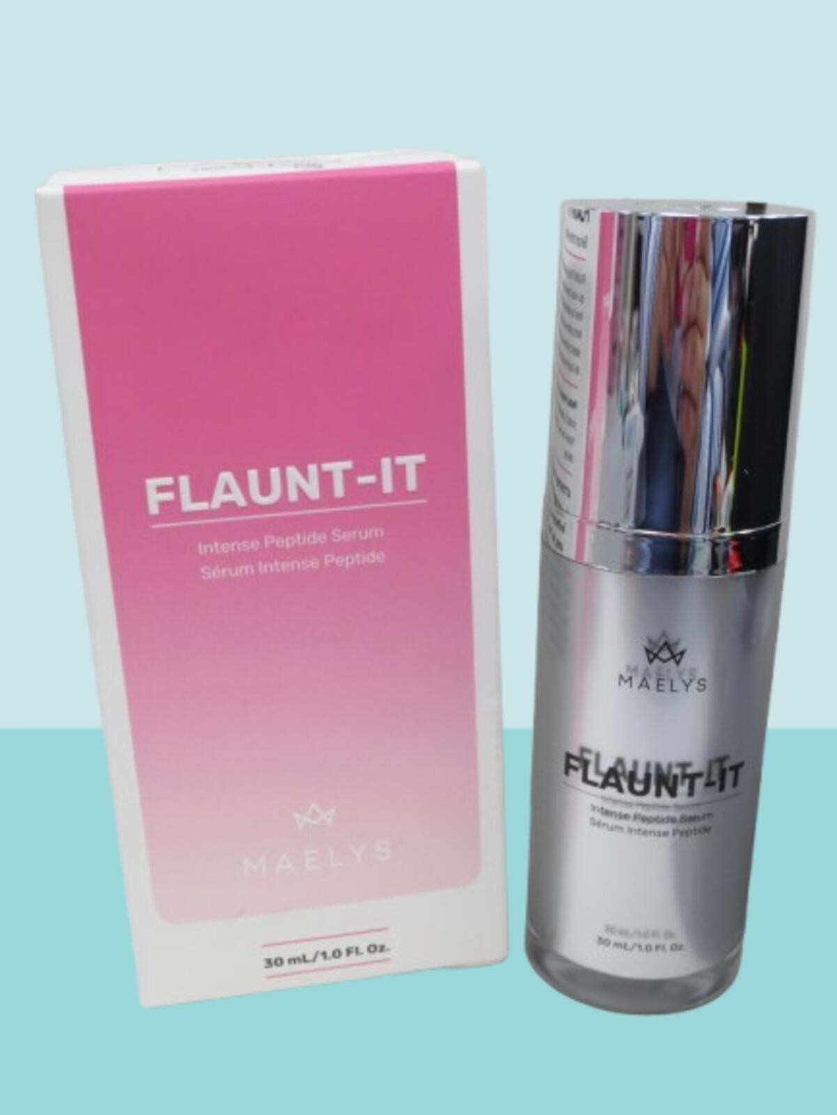 MAELYS FLAUNT-IT INTENSE PEPTIDE SERUM 1 OZ BOXED