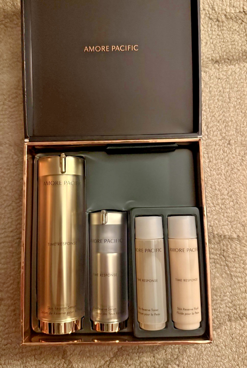 Amore Pacifist Time Response Skin Reserve Serum AbsoluTea Collection Set New