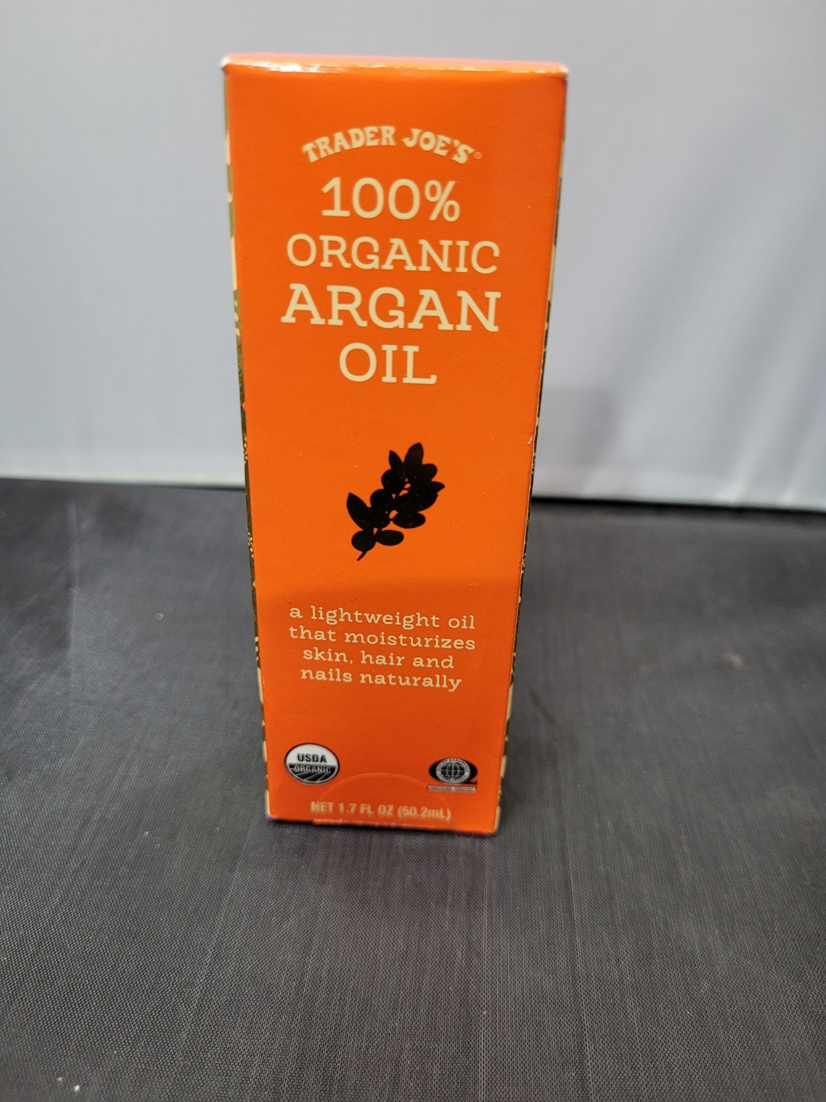 TRADER JOE’S 100% ORGANIC ARGAN OIL 1.7 Oz Nourish Skin Hair Nails Naturally NEW