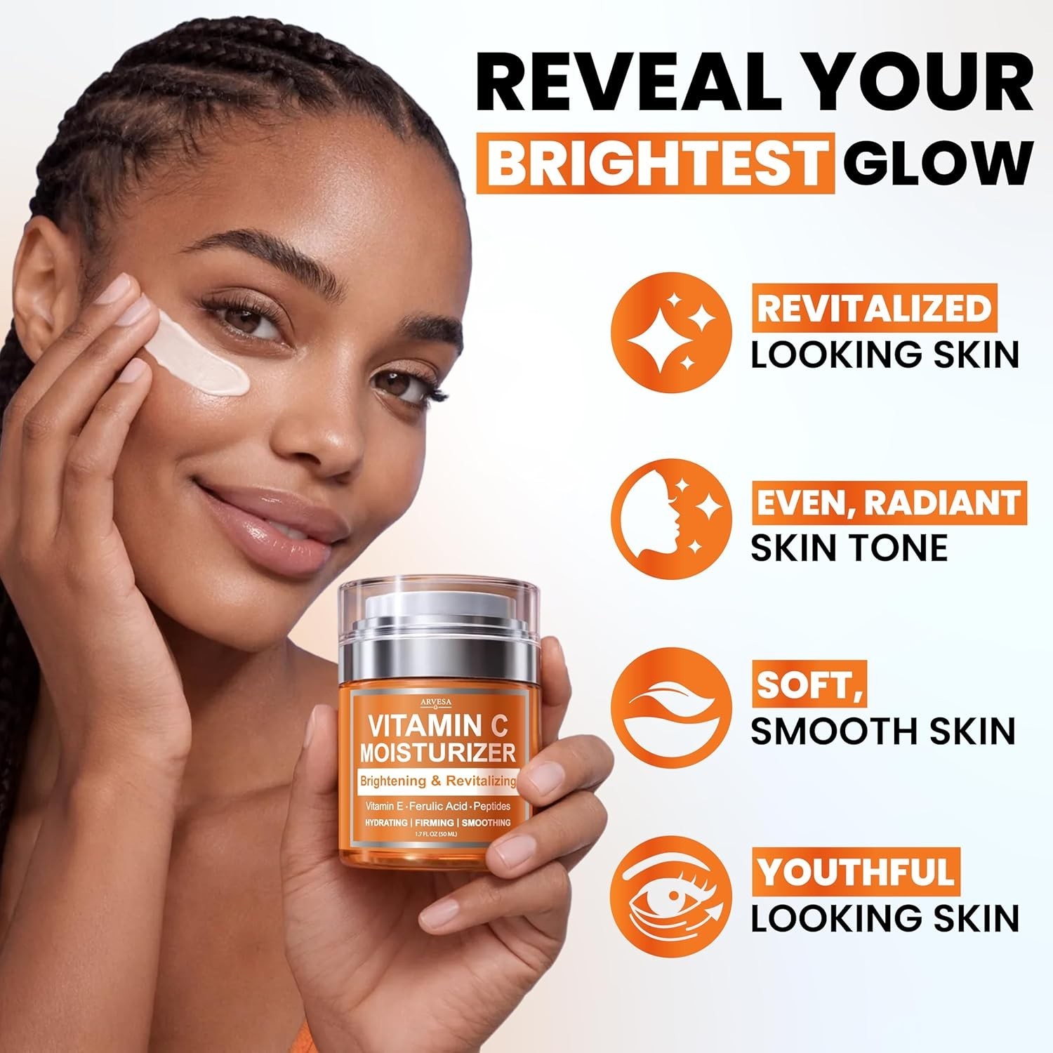 Vitamin C Moisturizer for Face – Vitamin C Cream for Face – Brightening. 01/2029