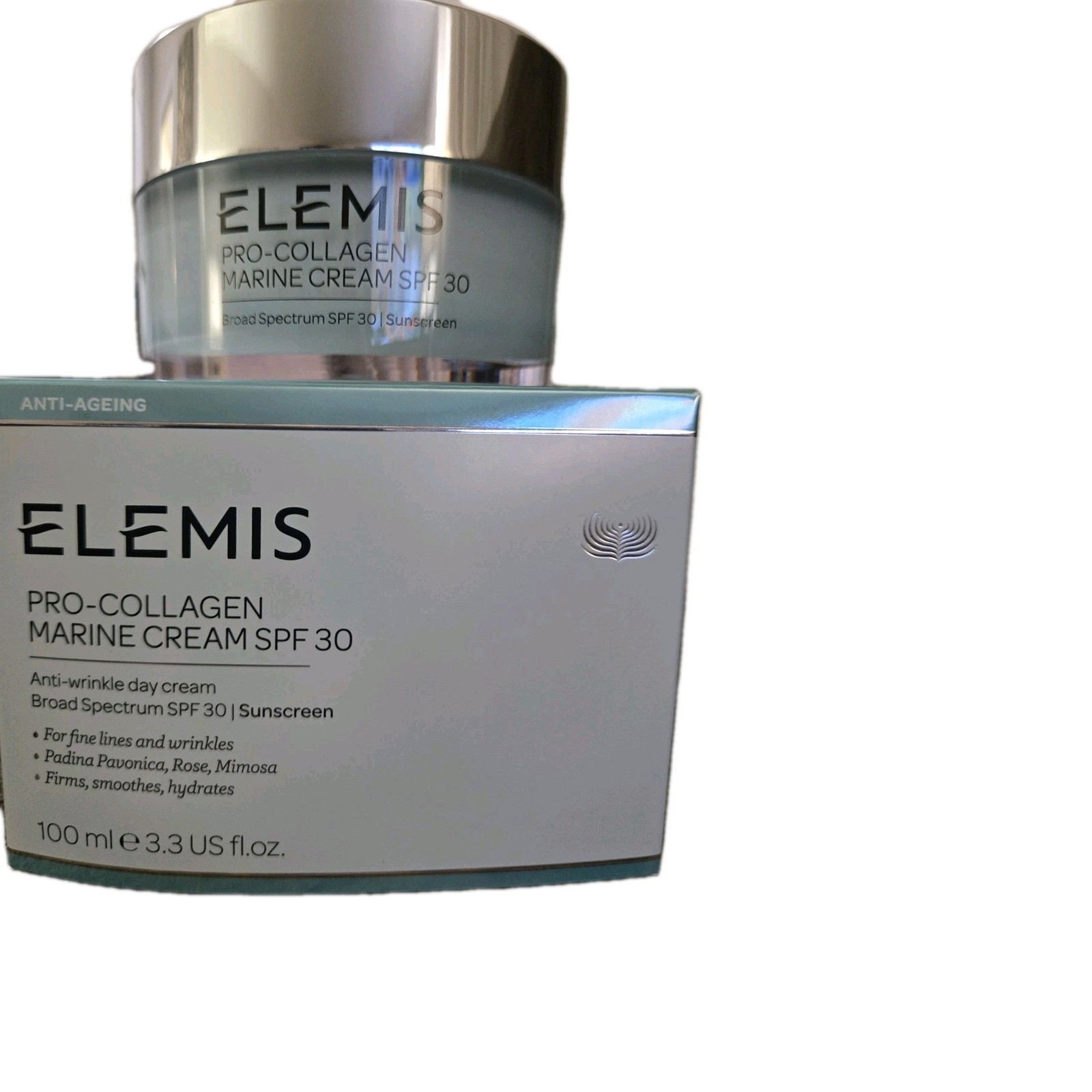 Elemis Pro-Collagen Marine Cream SPF 30 Super Size 3.3 fl. oz Exp. 12-26