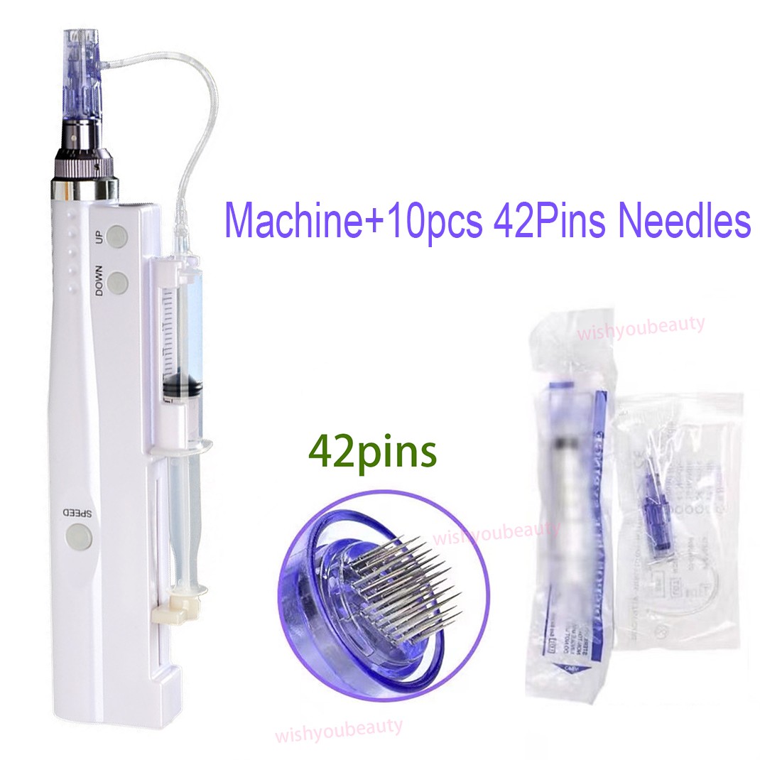 Home Use Skin Beauty Micro Pen with 42 Pin Replacement Needle Accessories