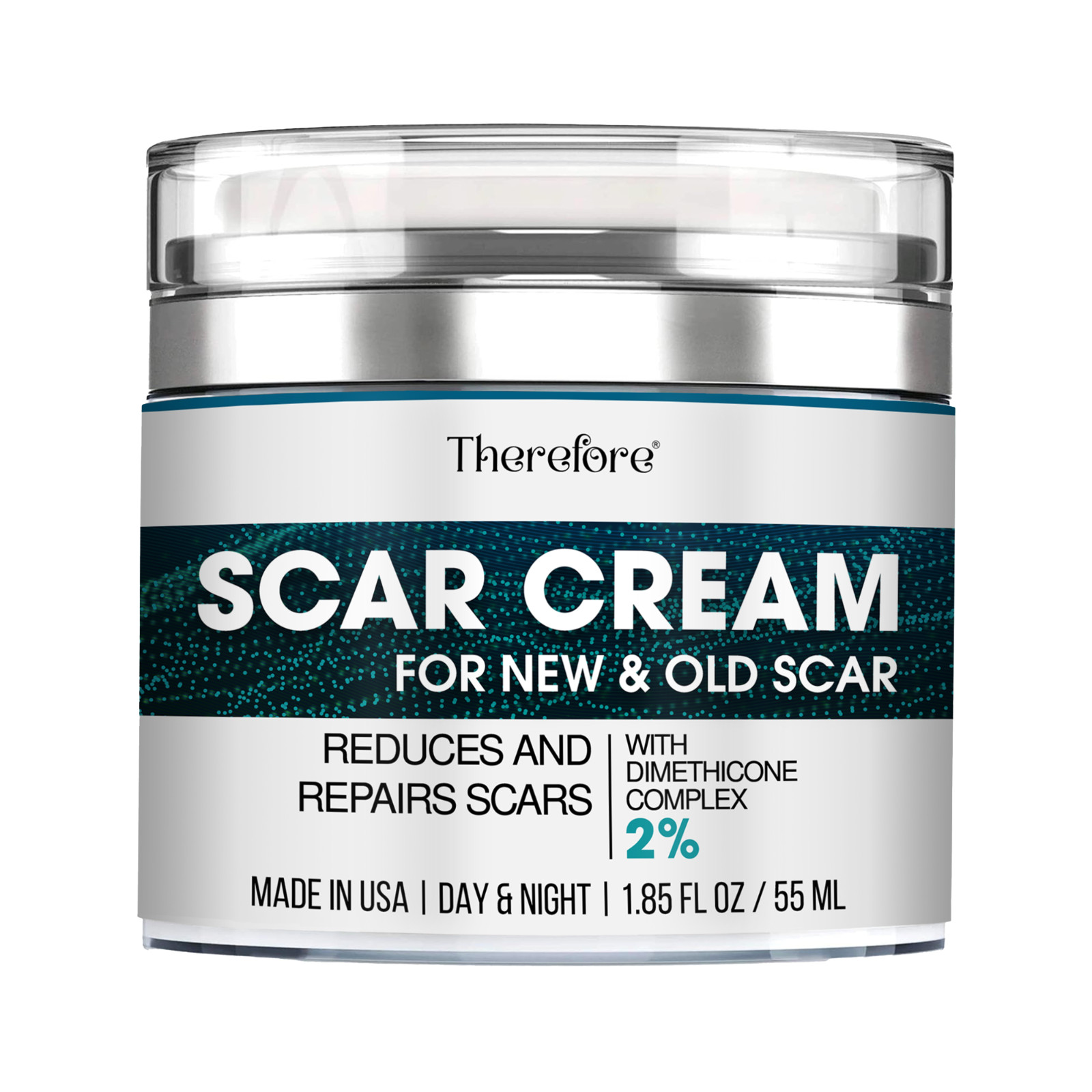 Advanced Scar Cream for Face and Body – Old & New Scar Removal Treatment 1.86 oz