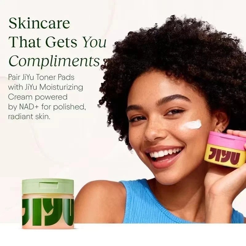 NEW JiYu Korean Skincare Bundle – Toner Pads + NAD+ Moisturizer