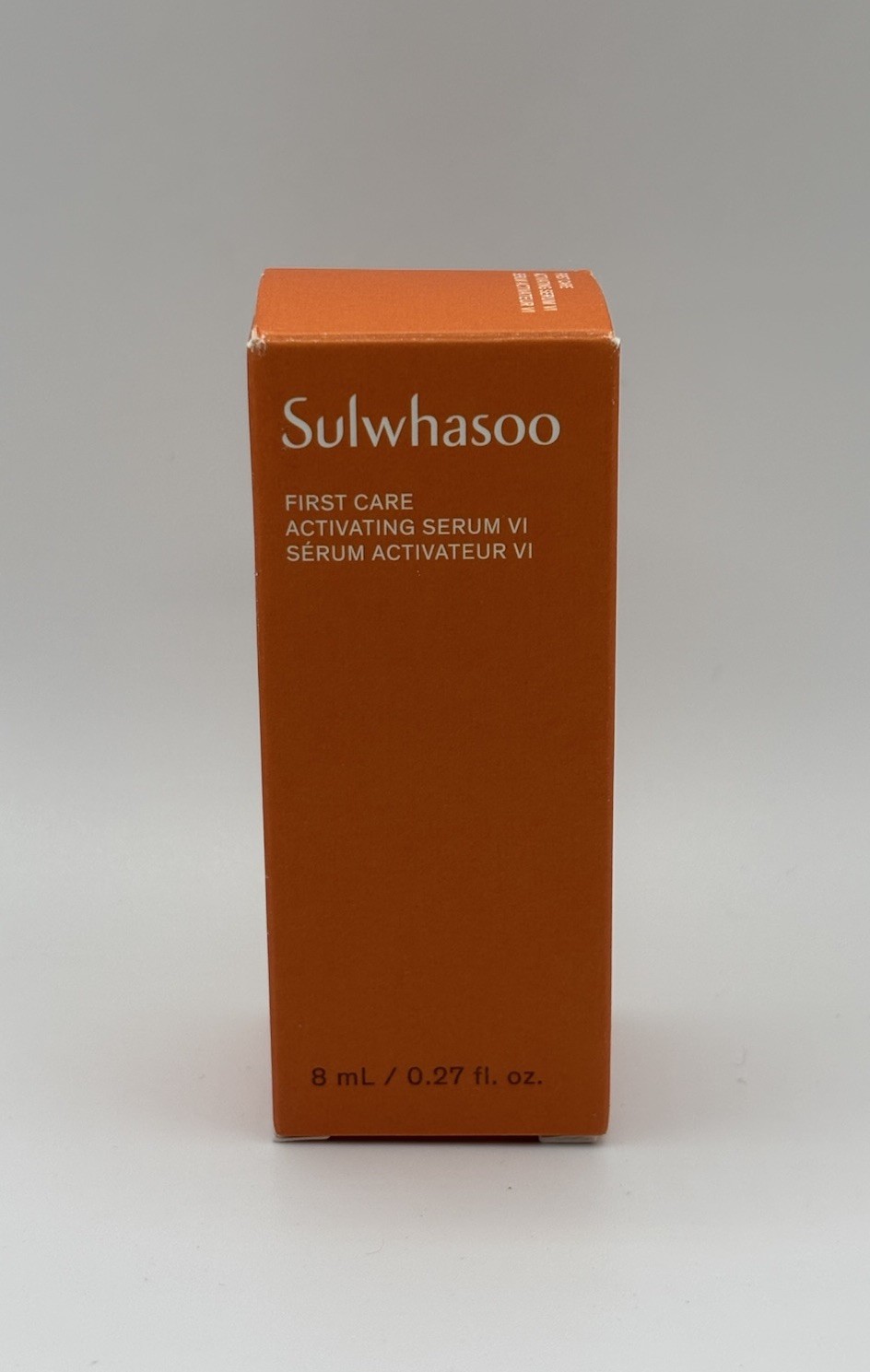 NEW NIB Sulwhasoo First Care Activating Serum VI Travel Size 8ml/0.27oz AUTHNTIC