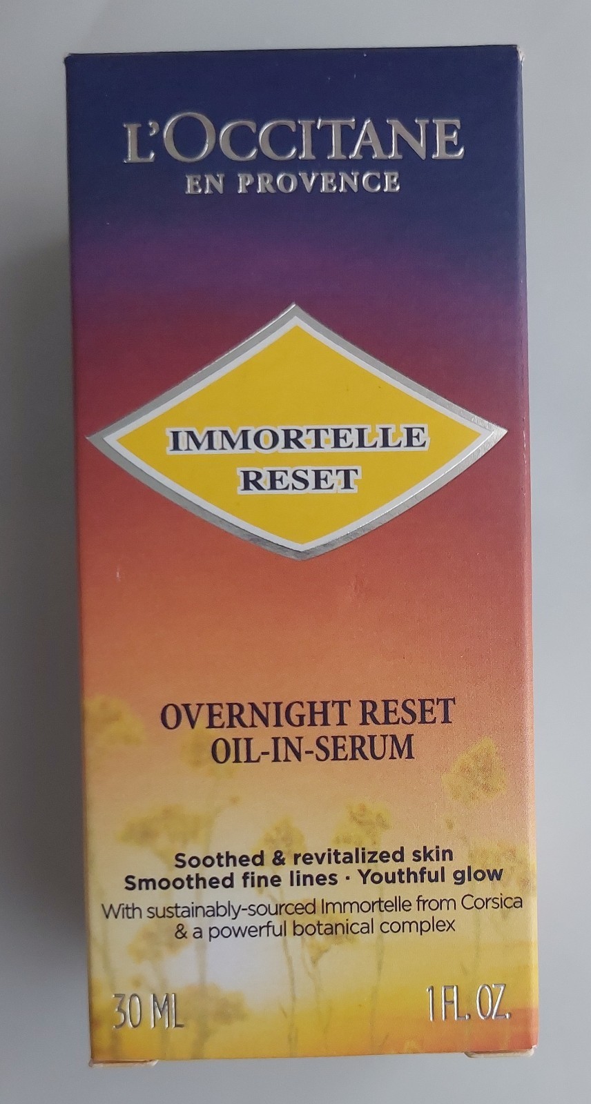 New L’OCCITANE Immortelle Overnight Reset Serum 1 oz NIB