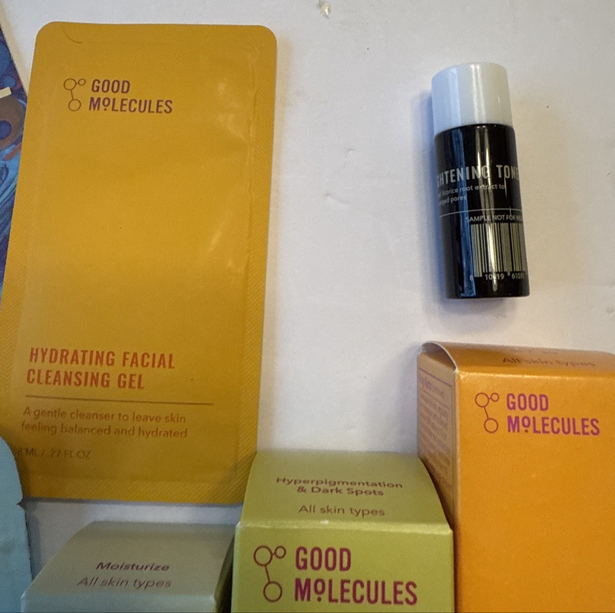 HOT ! GOOD MOLECULES Toner, Serum, Sunscreen, Moisturizer, Cleansing Eye gel,SET