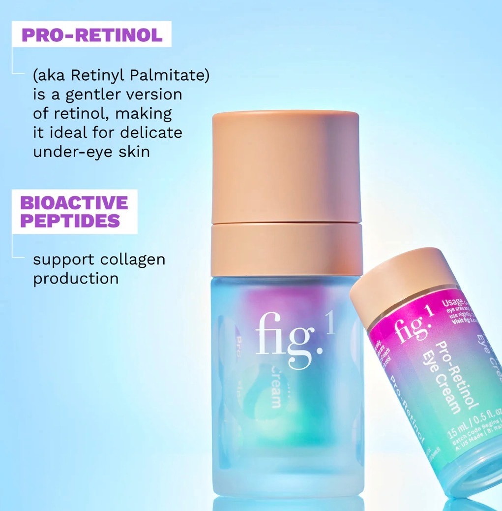 Fig 1 Pro Retinol RP Repair Eye Cream Starter Kit Moisturize 0.5 oz – SEALED!!!