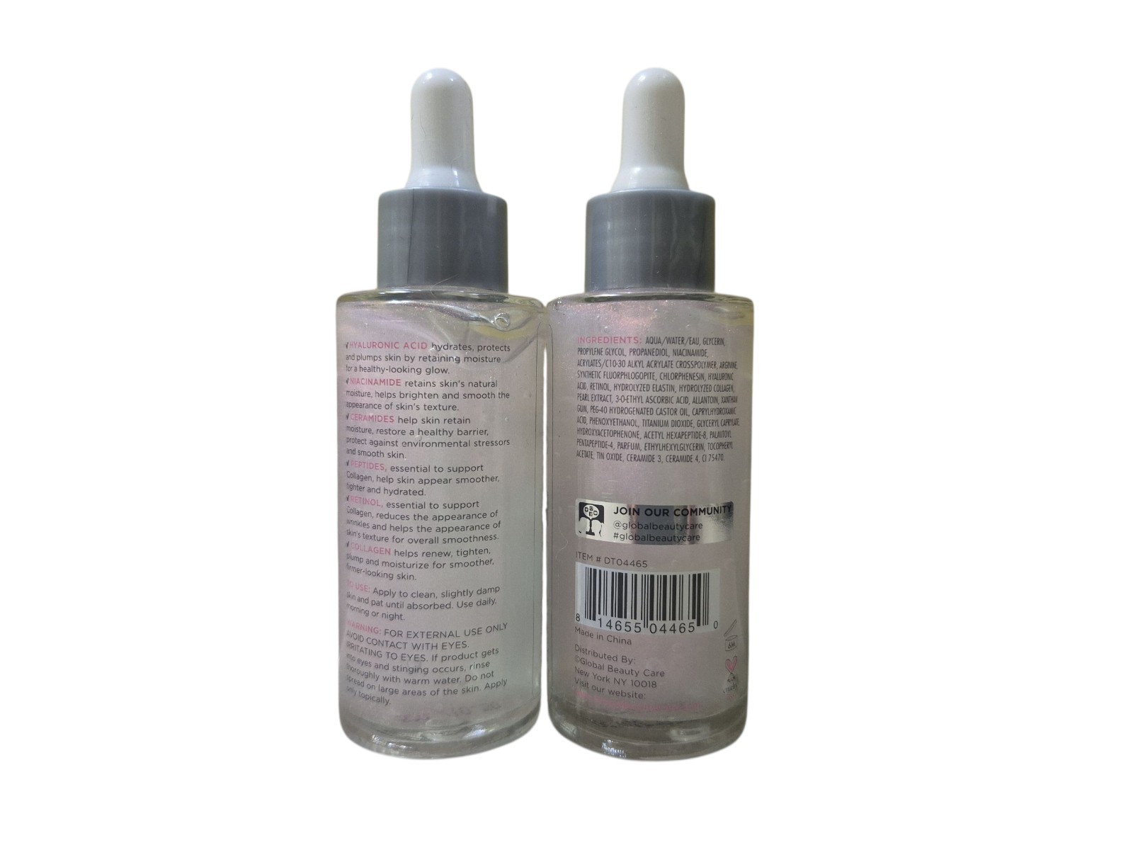 Global Beauty Care Power Serum 1.7 Fl.oz 2 Piece Set