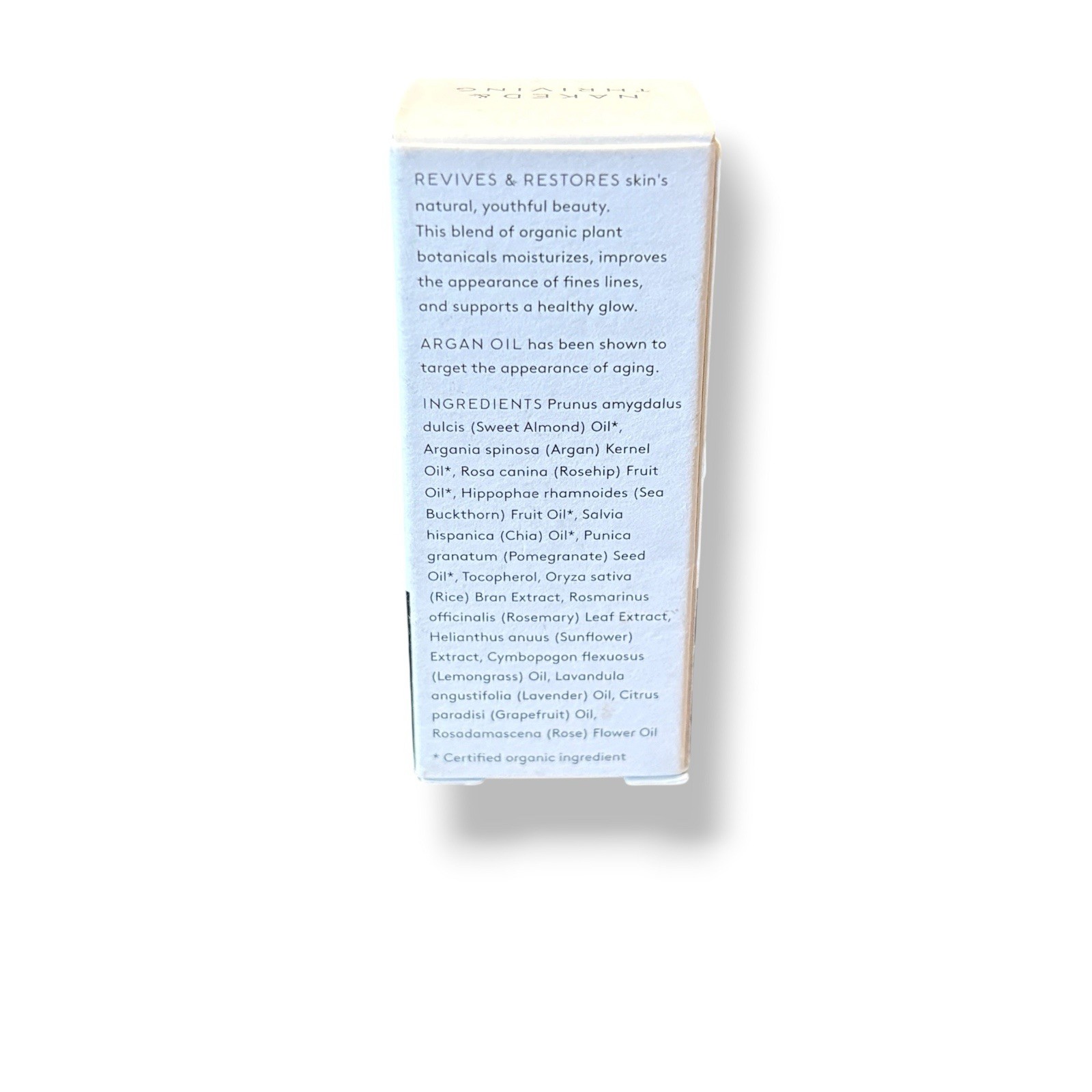 Naked & Thriving Rejuvenate Restorative Prevent Face Oil 0.33 Fl Oz Vegan New