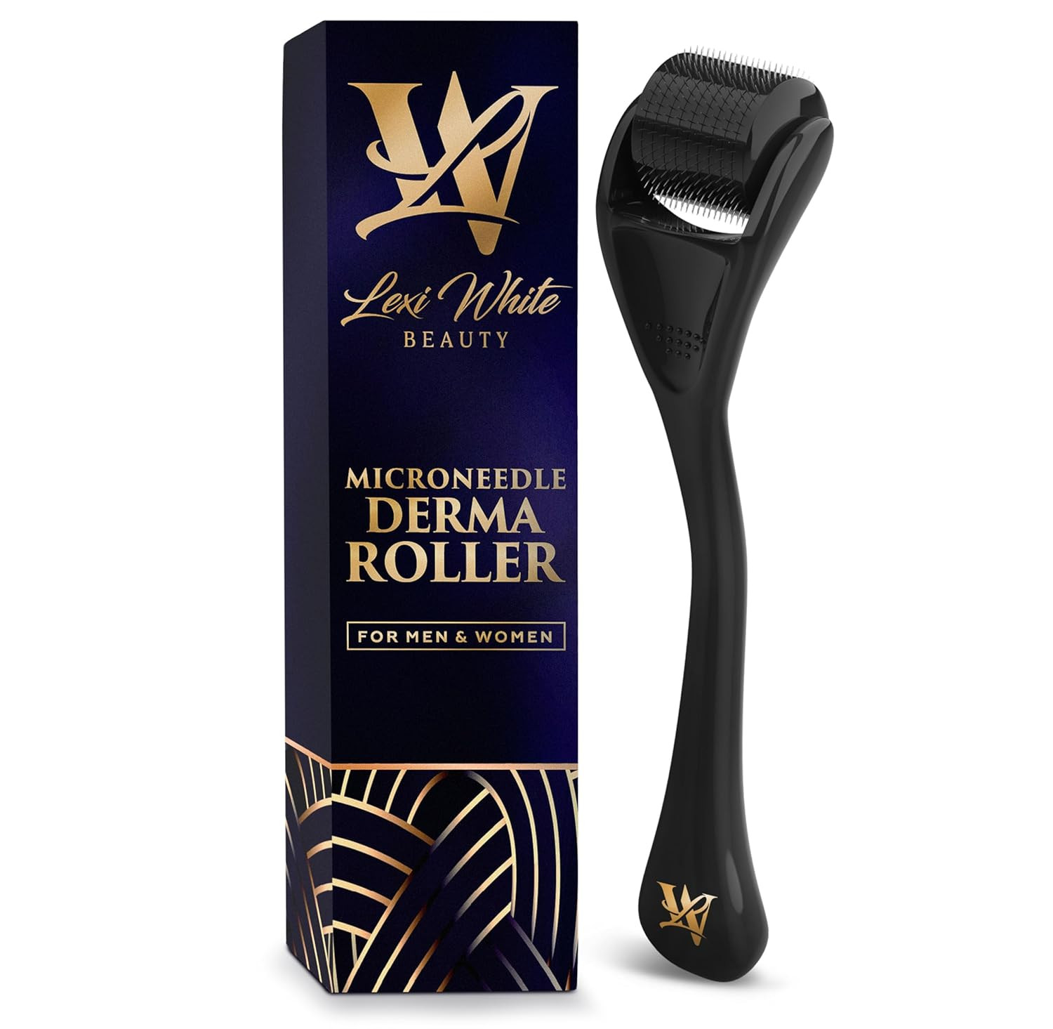 Derma Roller for Skin, Hair & Beard – Women and Men Titanium Microneedling Rolle