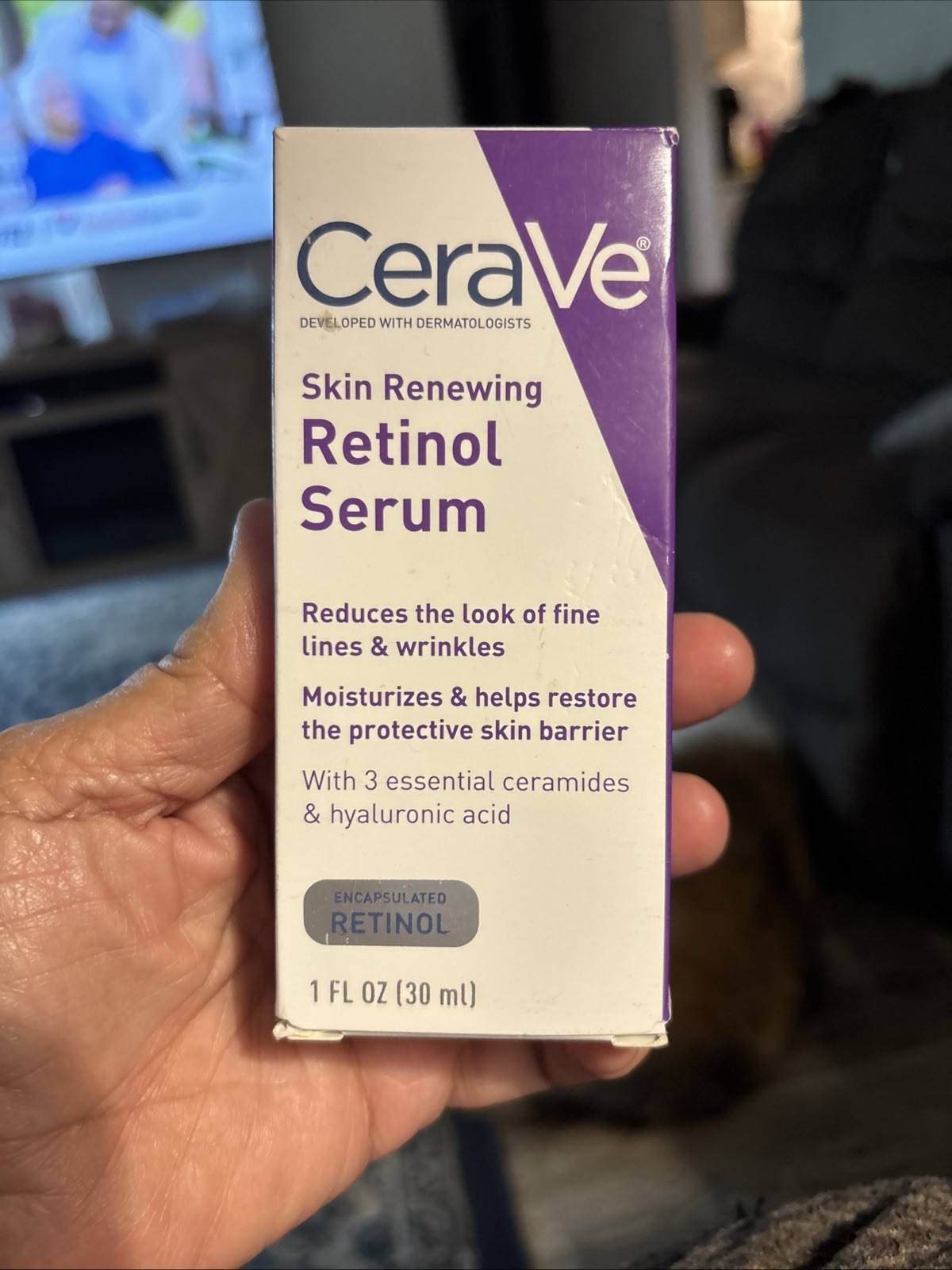 CeraVe Skin Renewing Retinol Serum w/ Ceramides & Hyaluronic Acid 1oz BNIB