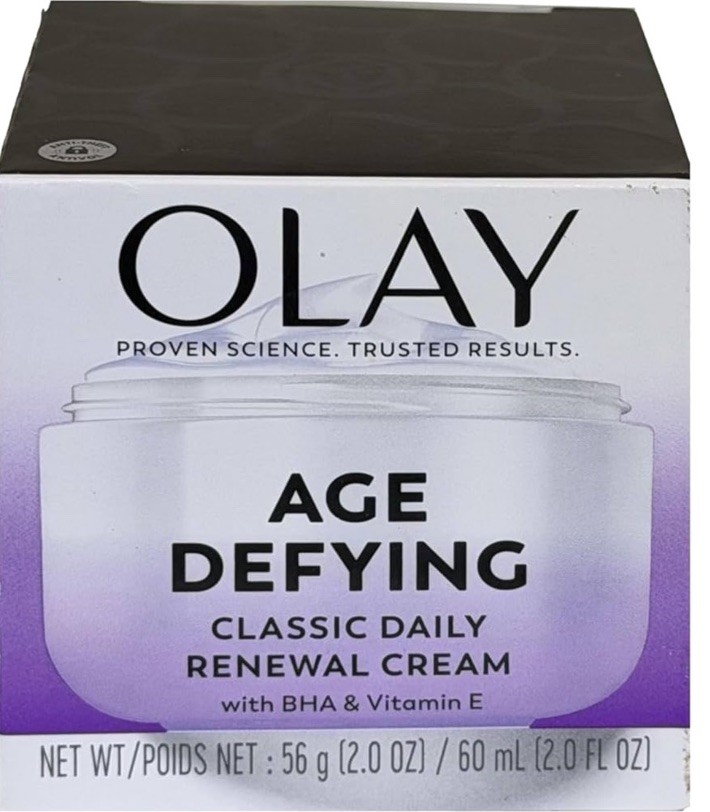 ** OLAY Age Defying ** Classic Daily Renewal Cream BHA &VIT E NIB