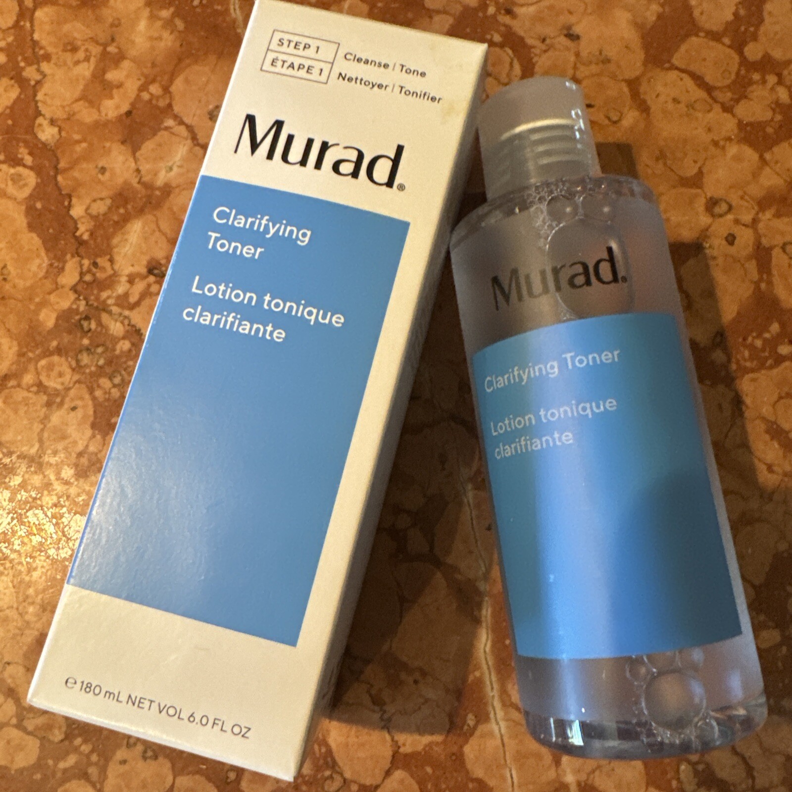 Murad Clarifying Toner Step 1 Cleanse/Tone 6 oz, FS, BNIB, RTL $30
