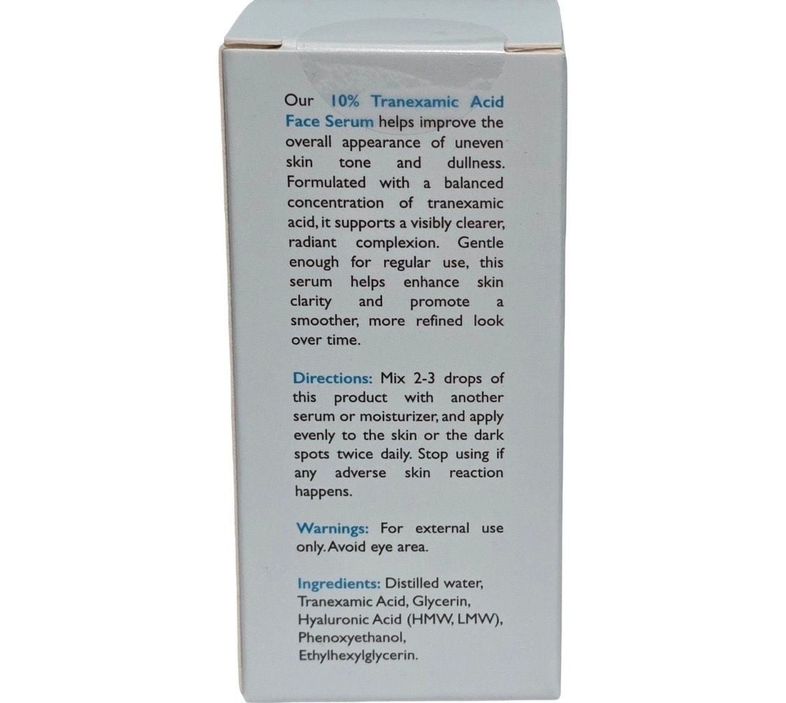 OMIC+ Skincare 10% Tranexamic Acid Face Serum 10ml / 0.33 fl oz