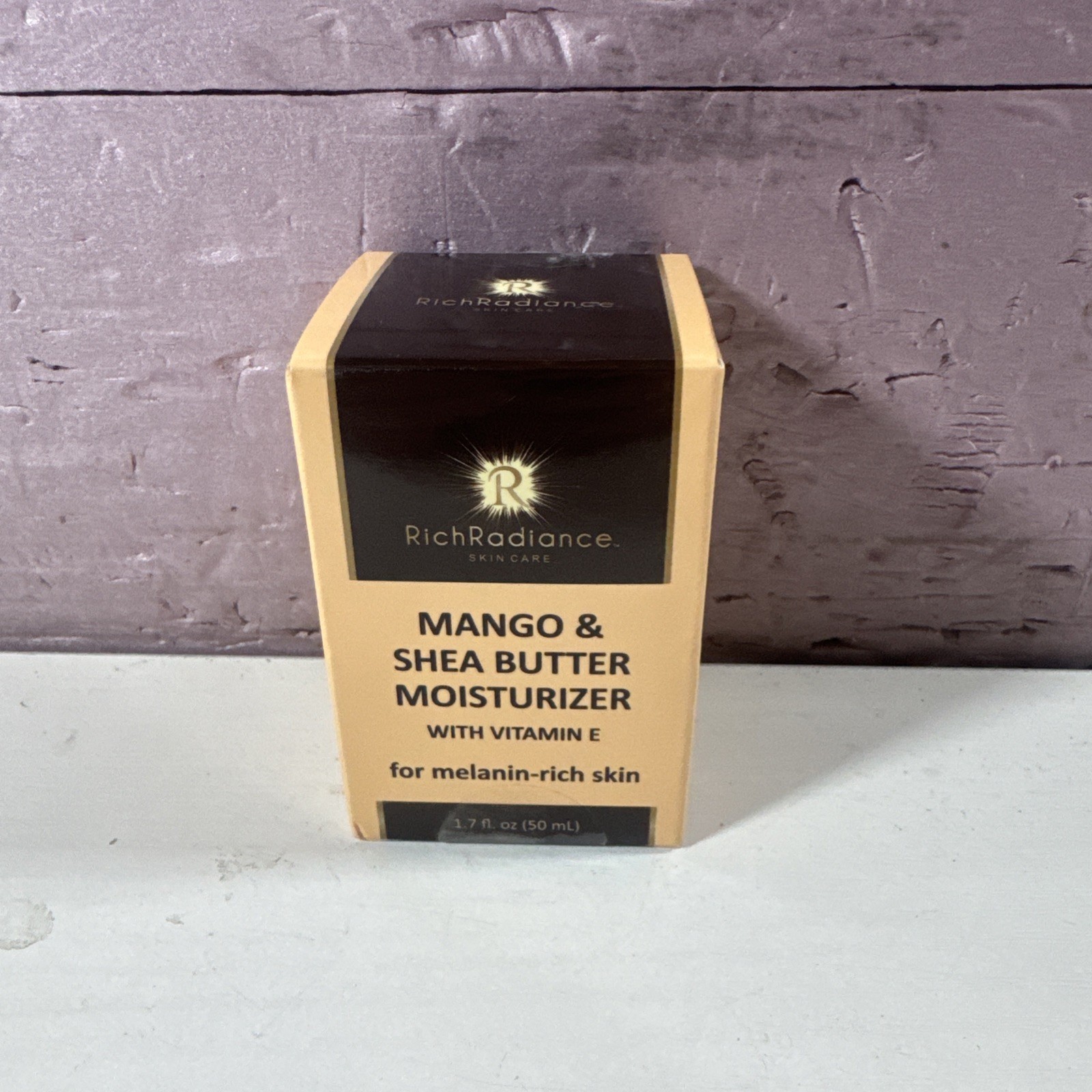 Rich Radiance Skin Care Mango Shea Butter Moisturizer W Vitamin E 1.7oz Sealed