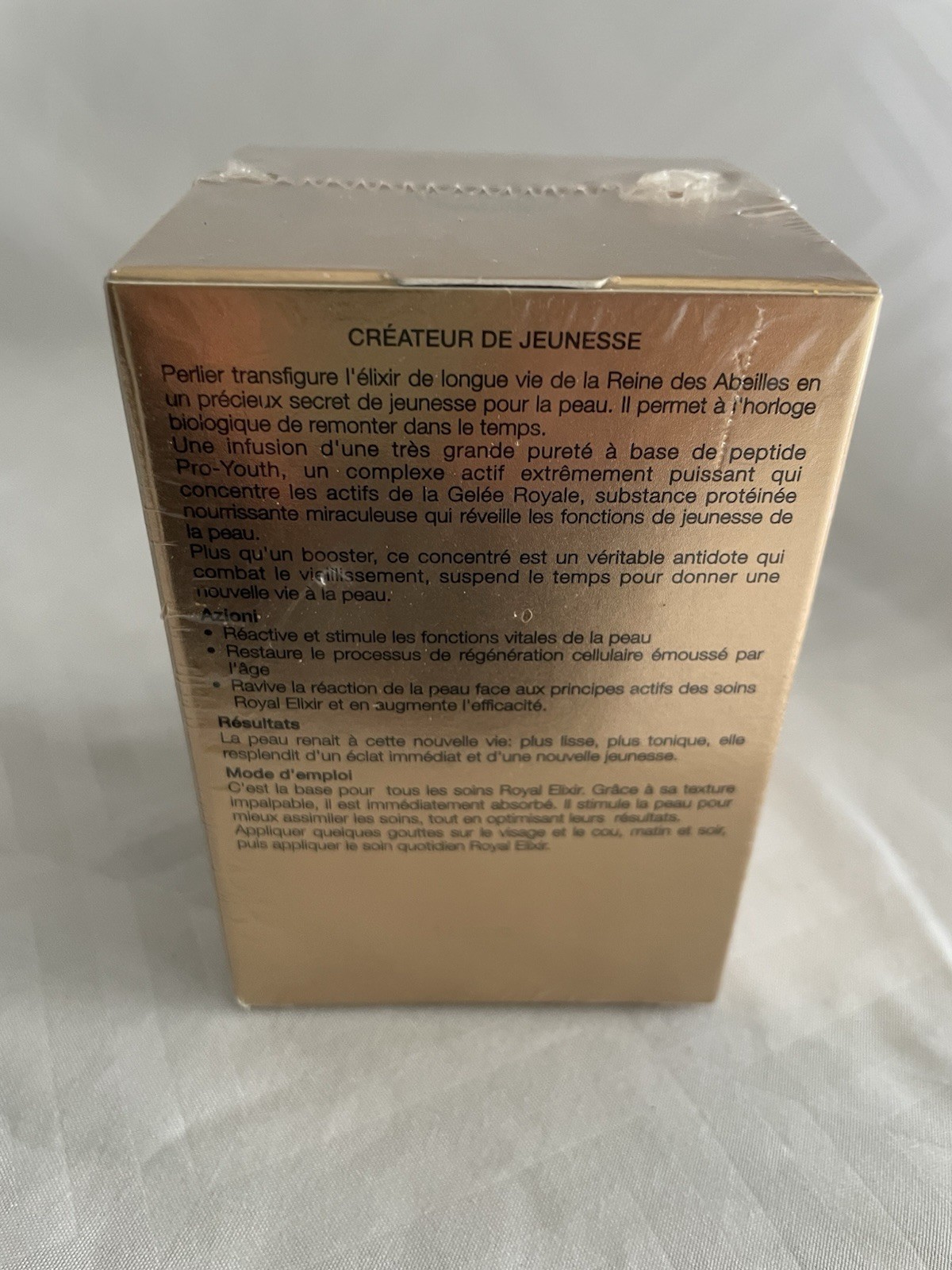 Perlier Royal Elixir Oil of Youth Restorative Night Treatment 45 Ml Vintage New