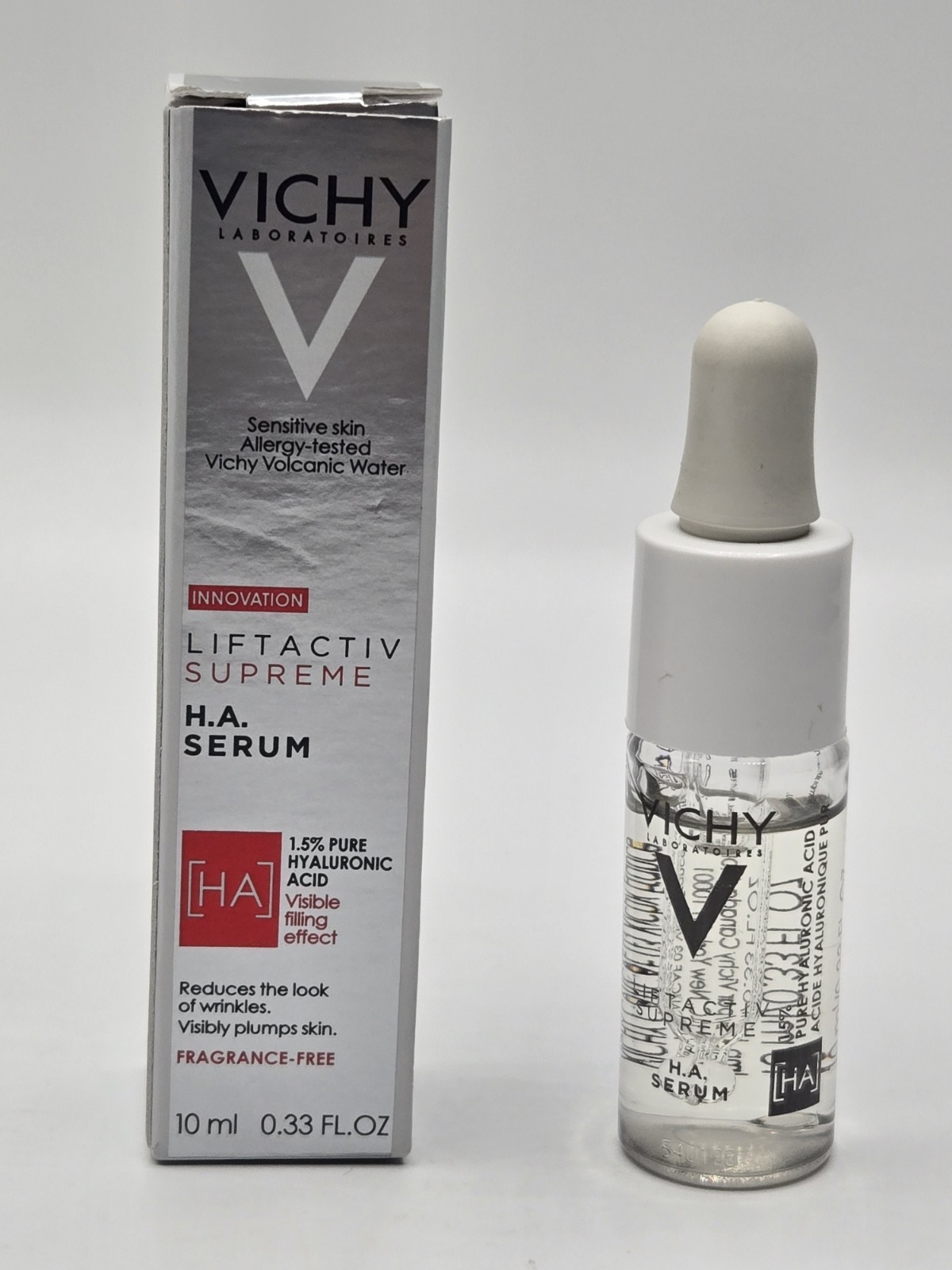 Vichy Liftactiv Supreme HA Serum Hyaluronic Acid Wrinkle Corrector 0.33oz/10mL
