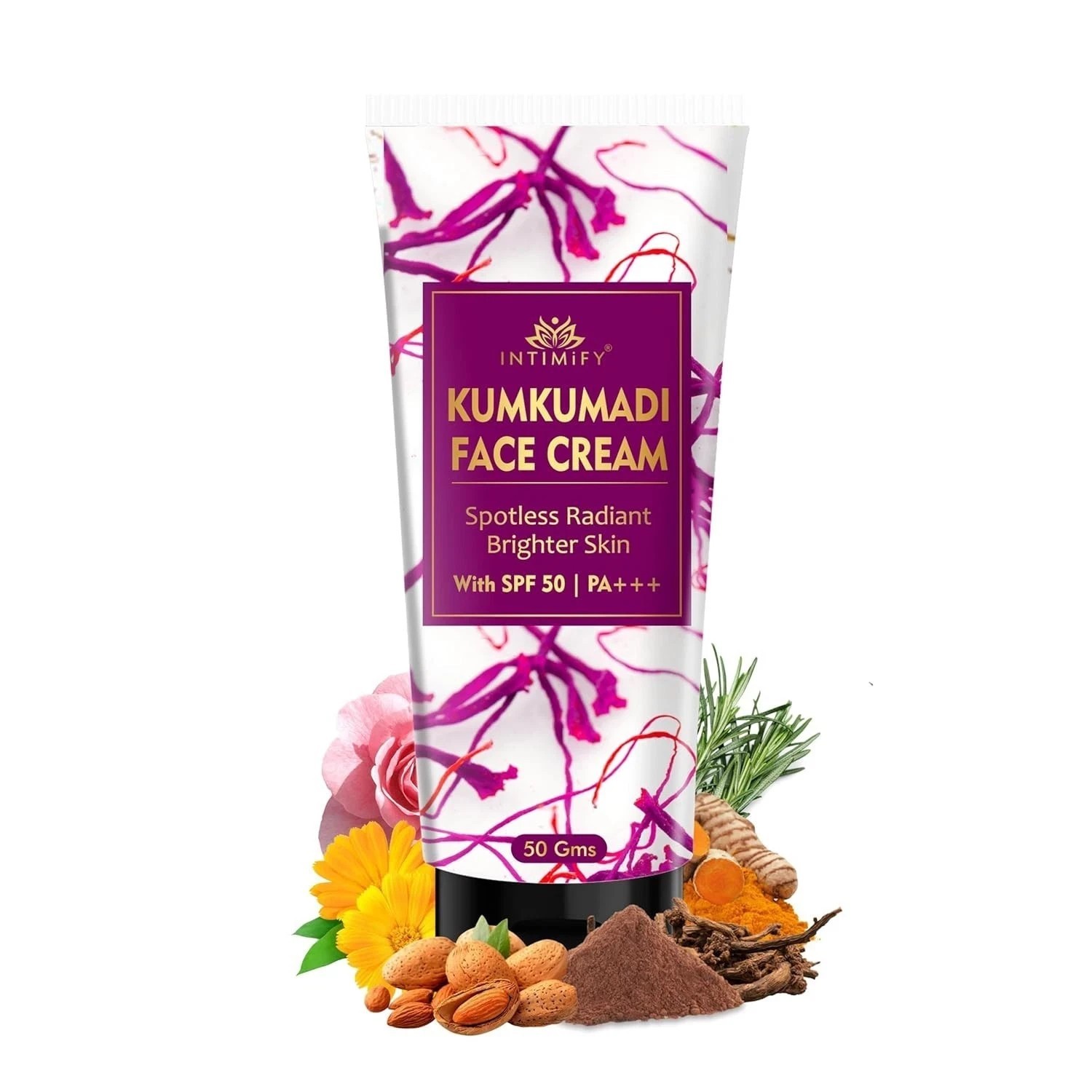INTIMIFY Kumkumadi Face Cream For Glowing Skin | Enriched With Kumkumadi, Rosema