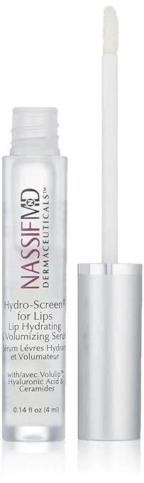 NassifMD Hydro-Screen for Lips Hydrating & Volumizing Serum 0.14 oz New Sealed