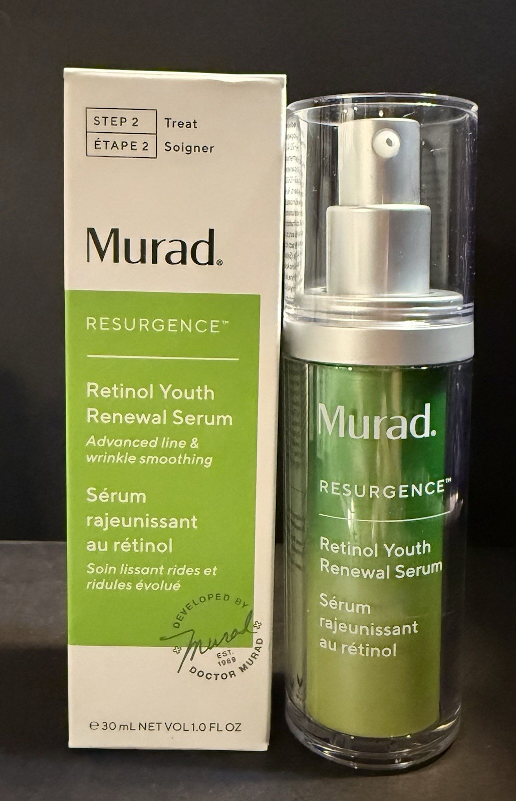 💚Murad Resurgence Retinol Youth Renewal Serum. Full Size- 1oz ✨New in box✨