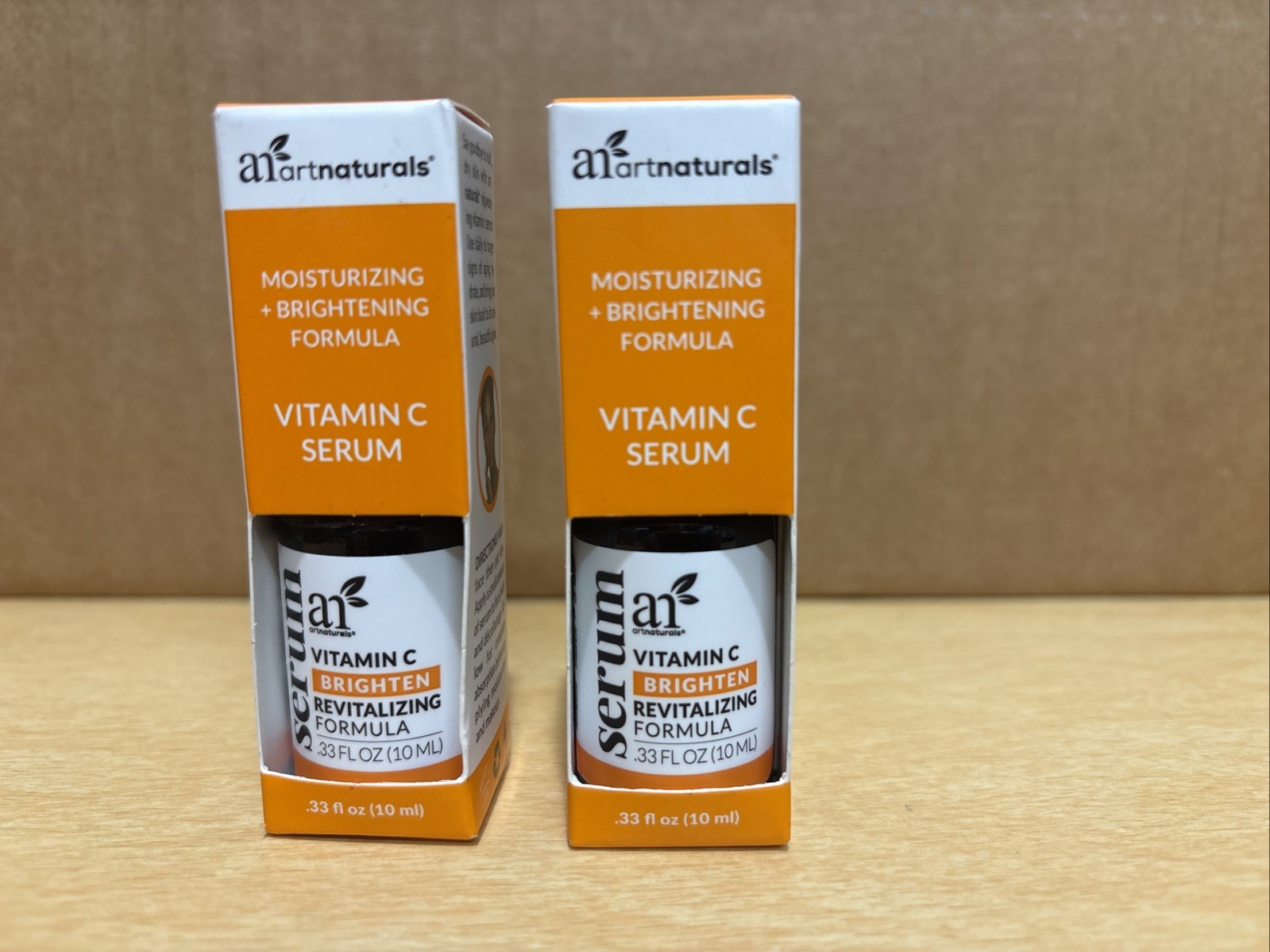 Artnaturals Vitamin C Serum 2 Pack Moisturizing & Brightening 10 ml Each