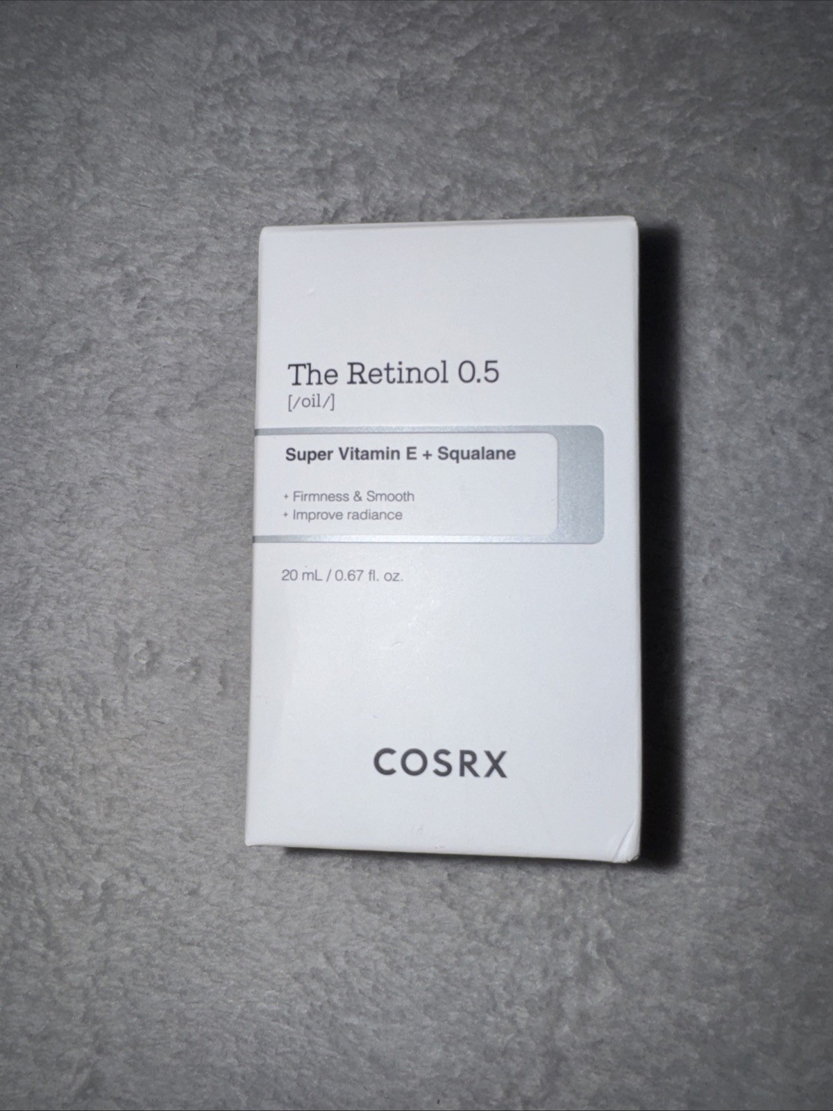 COSRX The Retinol 0.5 Oil Serum 20ml Korean Skincare Anti-Aging NEW