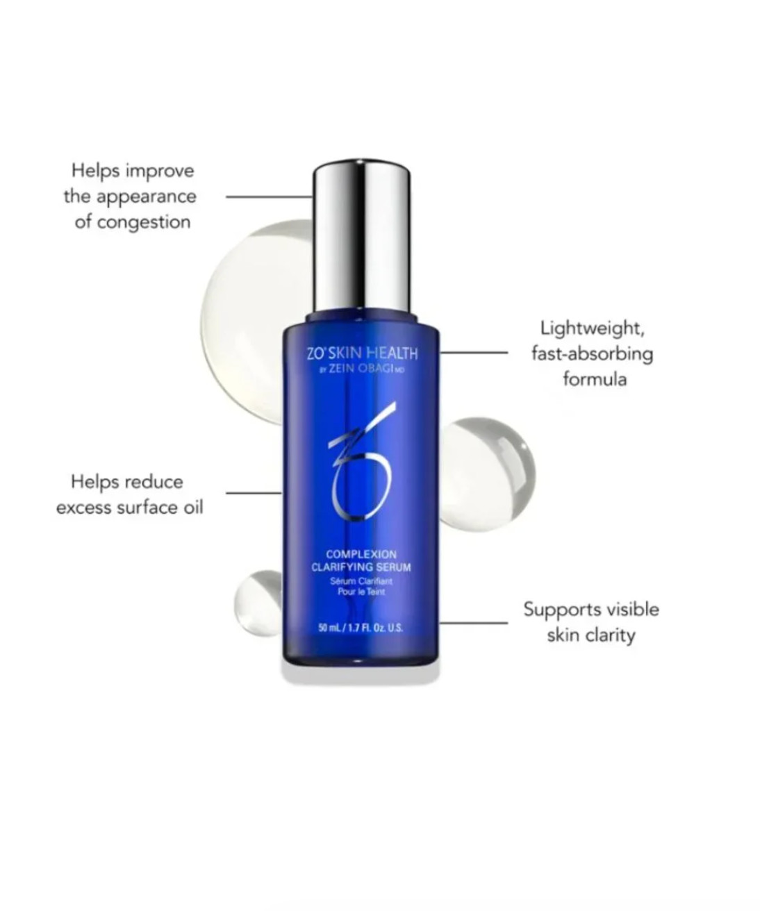 NEW! ZO Skin Health Complexion Clarifying Serum, 1.7 Fl. Oz.