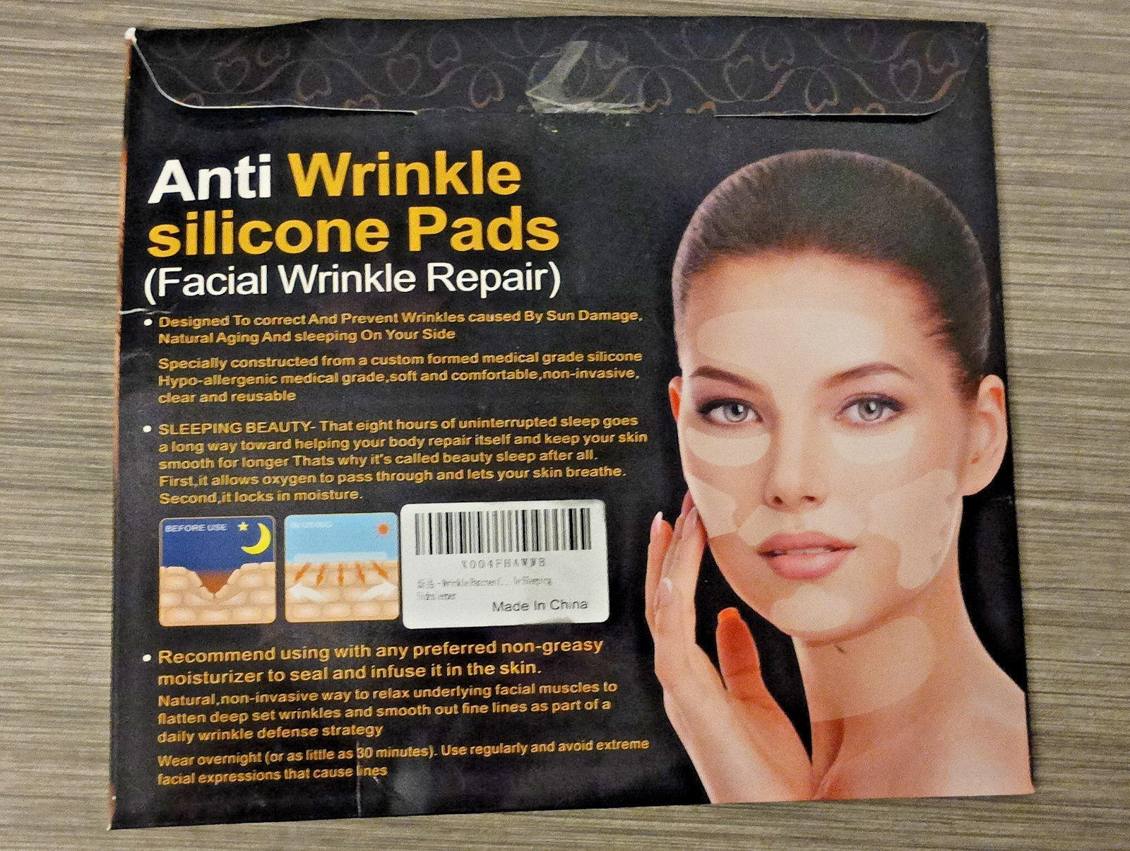 Reusable Chest and Neck Silicone Pad Anti Wrinkle Transparent Anti Aging Pads