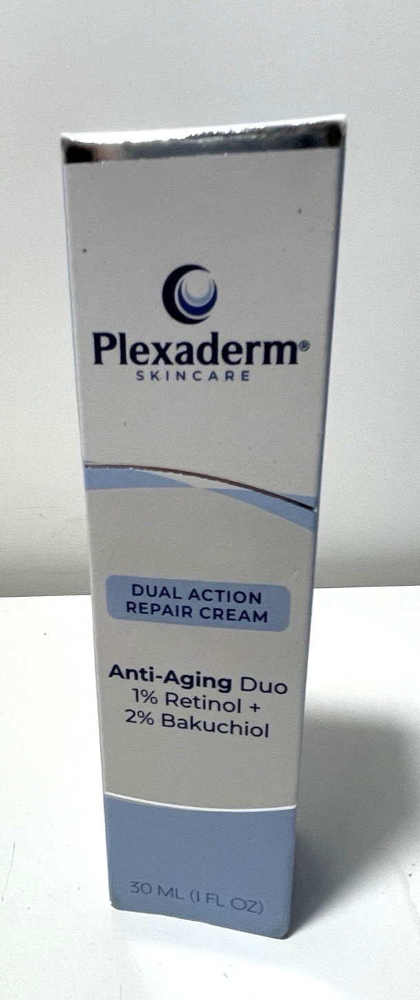 NEW plexaderm dual action repair cream Anti-Aging Duo 1oz.