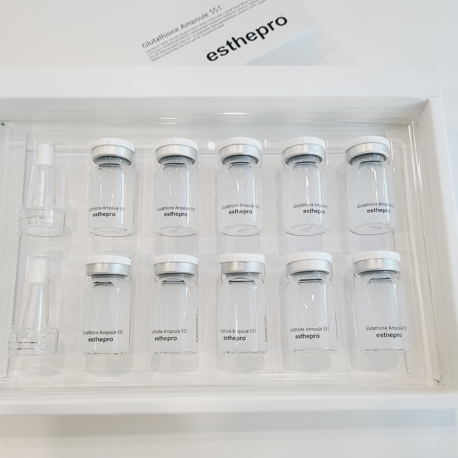 ESTHEMAX Glutathione Ampoule 8ml 10EA Professional Premium Skin Care Made Korea