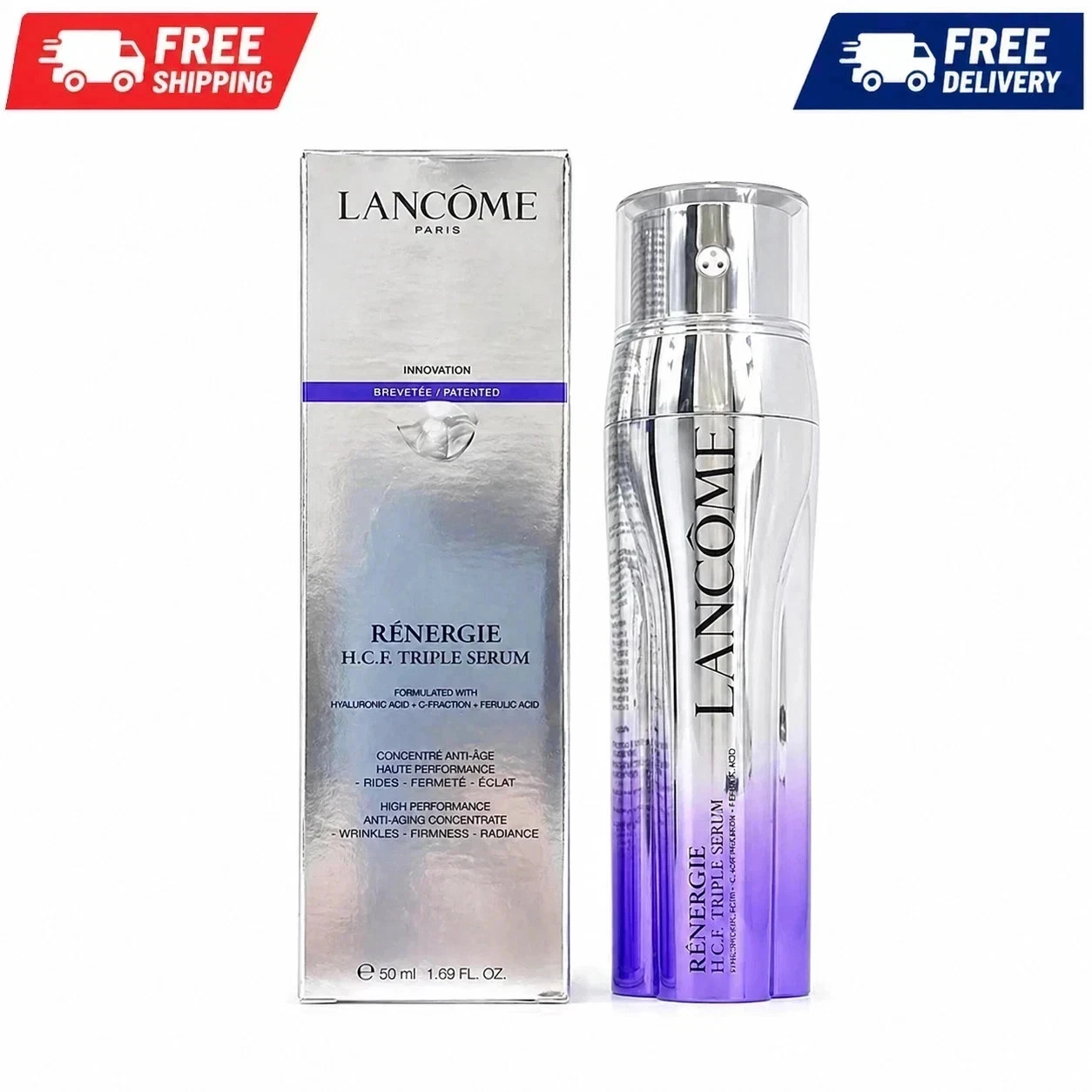 Lancome Renergie H.C.F Triple Serum ANTI-AGING 1.7oz /50mL free shipping