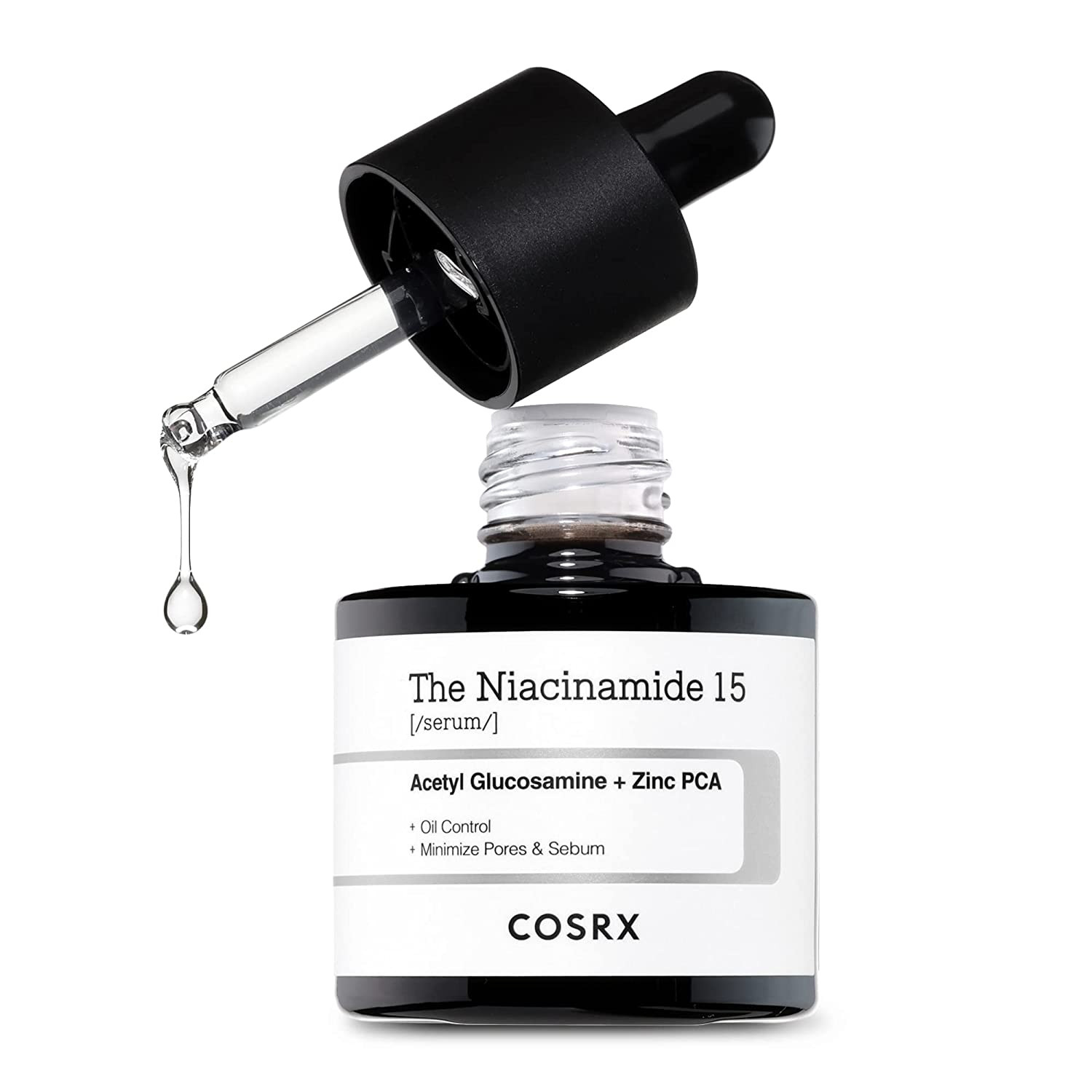 COSRX 15% Niacinamide Face Serum, 0.67 Fl Oz, Pore Minimizer Serum for Face, Eve