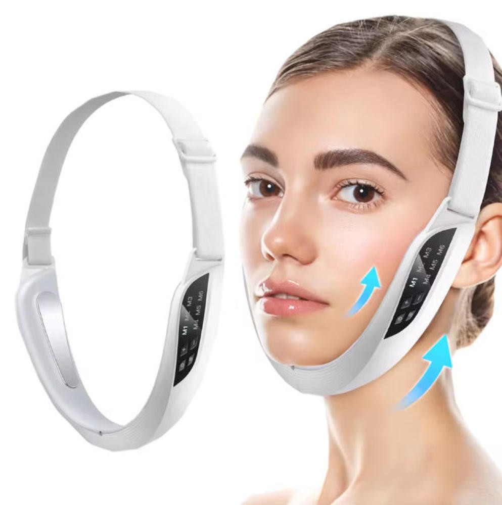 Facial Lifting Massager LED Photon Therapy Face Slimming Chin V-Line Belt Device