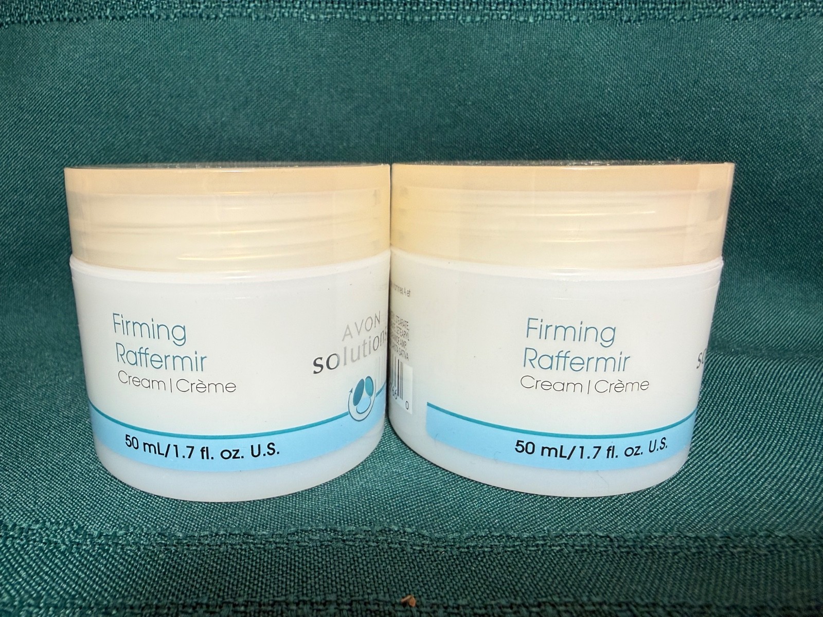 Set of 2 AVON SOLUTIONS Firming Face Cream 1.7 Oz Each New Sealed FAST SHIPPING