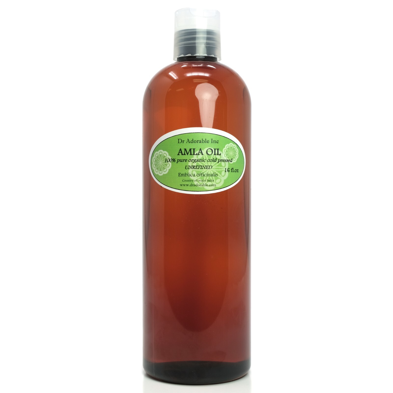 16 OZ AMLA OIL Unrefined Virgin Indian Gooseberry Hair Growth Skin Anti Aging