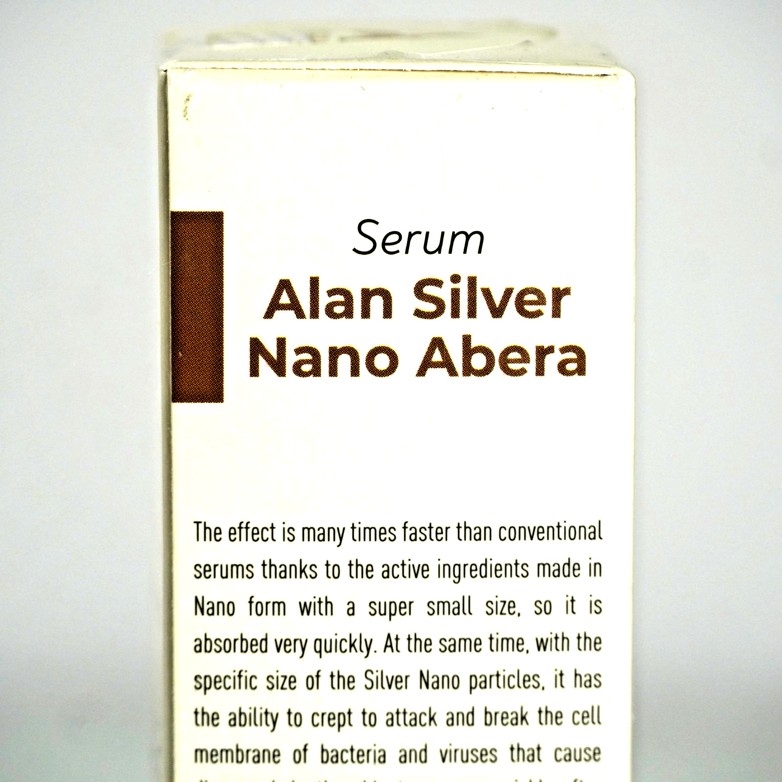 ABERA Alan Silver Nano Abera Dermatitis Serum 1.06 fl oz New Sealed EXP 08/27